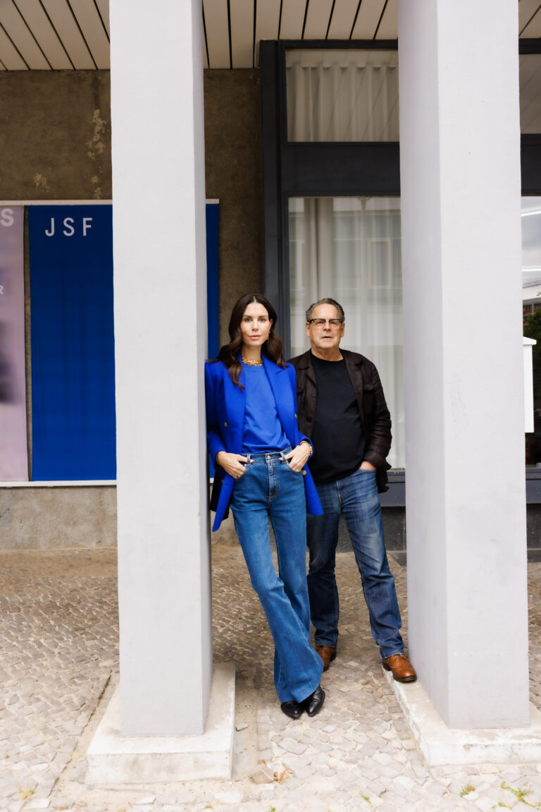 Udo Kittelmann and Julia Stoschek. Photography by Peter Rigaud and courtesy of the Julia Stoschek Foundation.