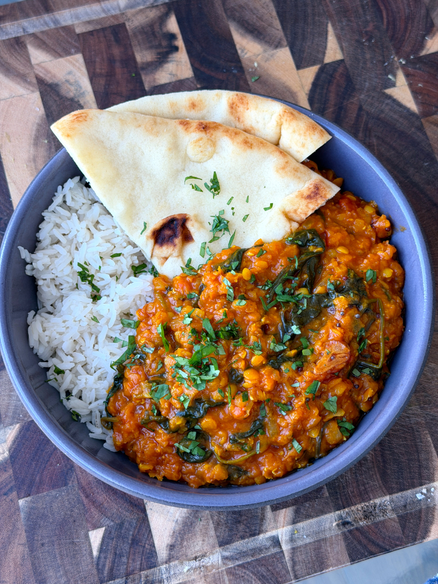 Coconut curry dal by Samah Dada.