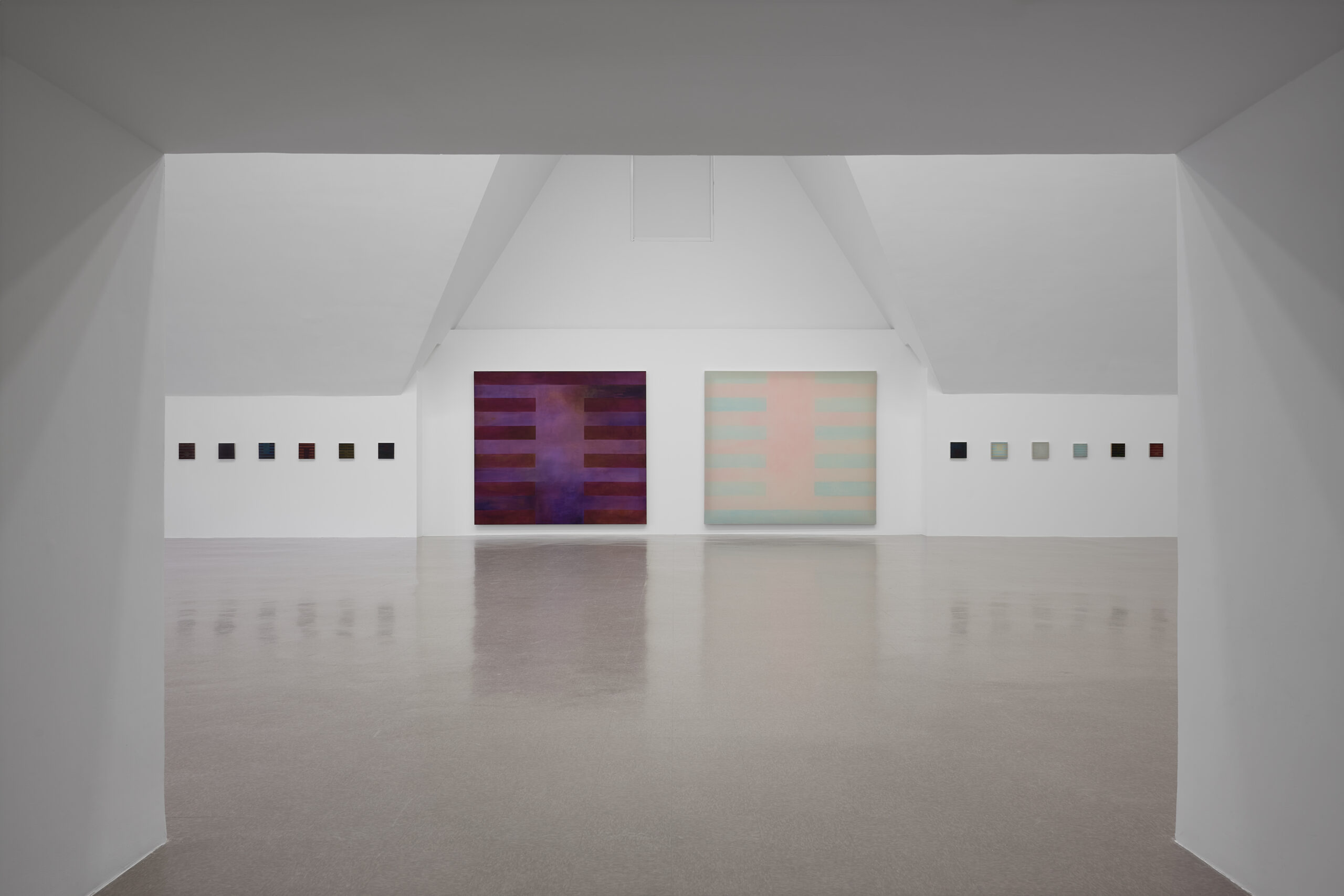 A series of paintings based on the I Ching installed at the Renaissance Society.