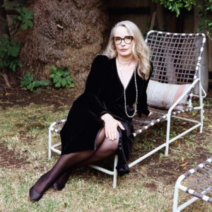 Julie Delpy wears an archive Saint Laurent dress, archive Isabel Marant shoes, and necklace by Chanel. Makeup by Kathy Jeung Hair by Christian Marc Production by Adam Bodenstein Production Management by Auriana Ehsani Photography Assistance by Tristan Hirsch