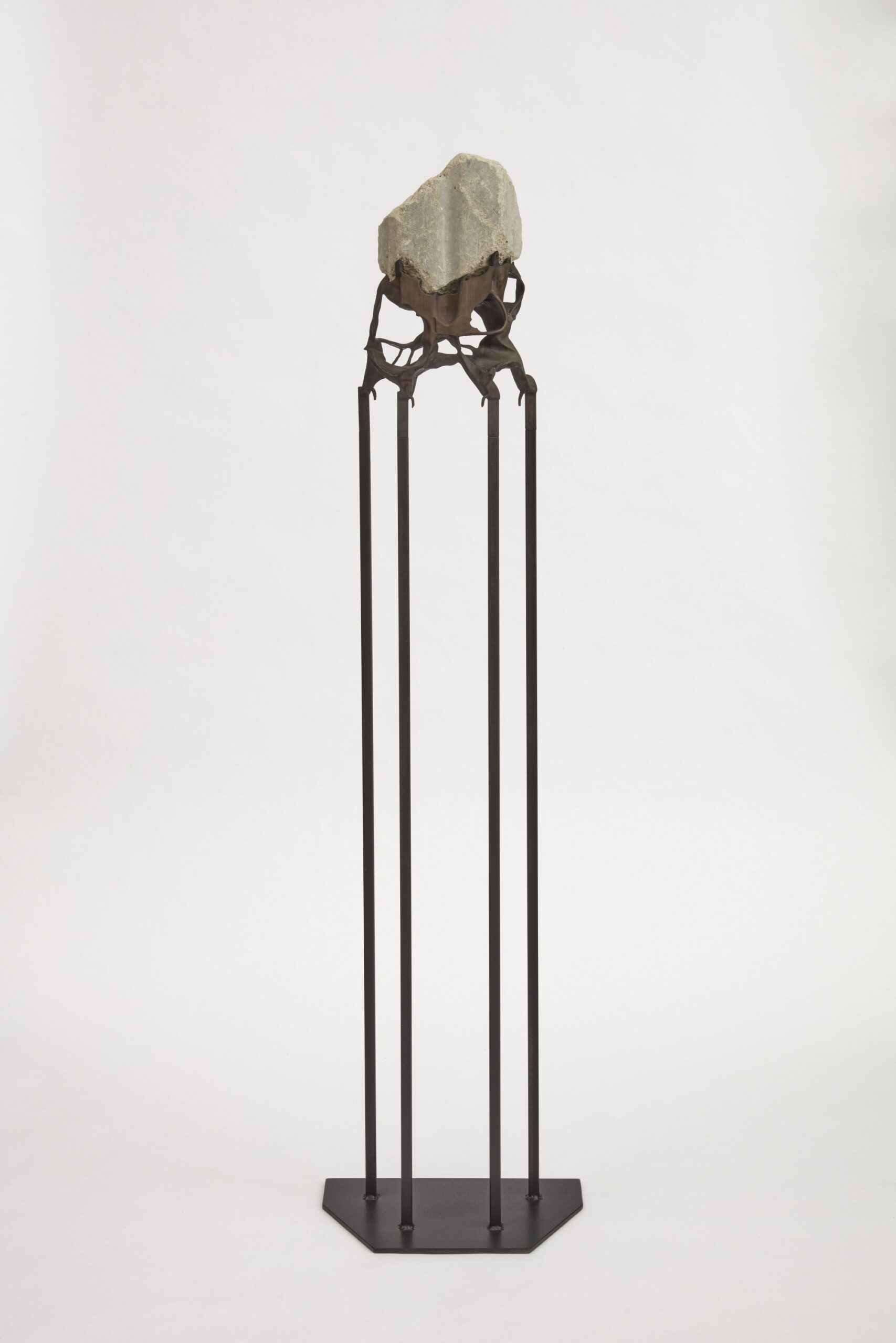 A sculpture by Los Angeles artist Cayetano Ferrer.