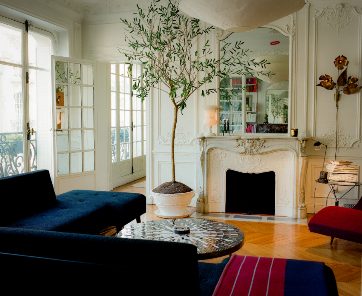 The Paris home of Area creative director Nicholas Aburn.