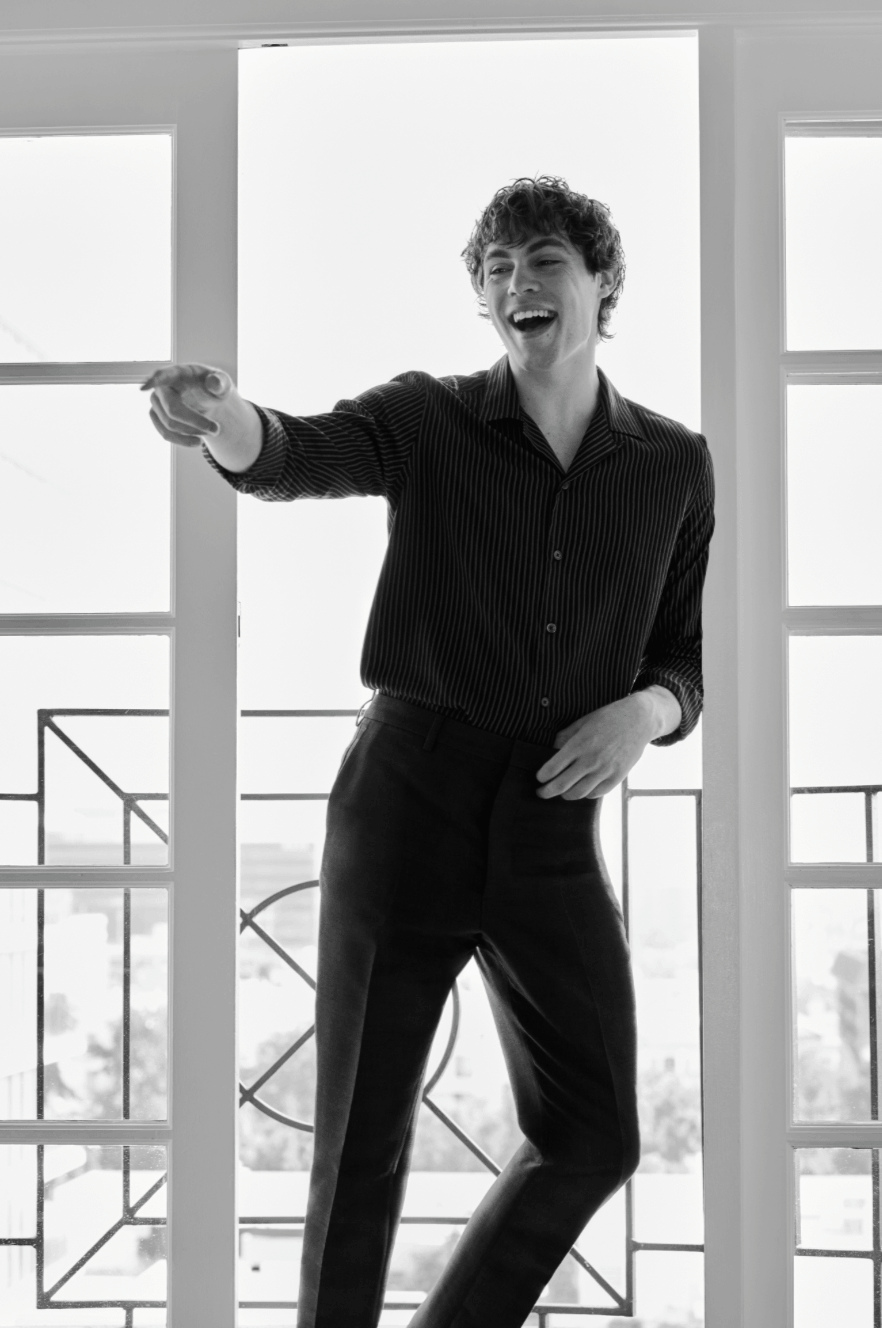 Portrait of actor Jack Champion from Avatar