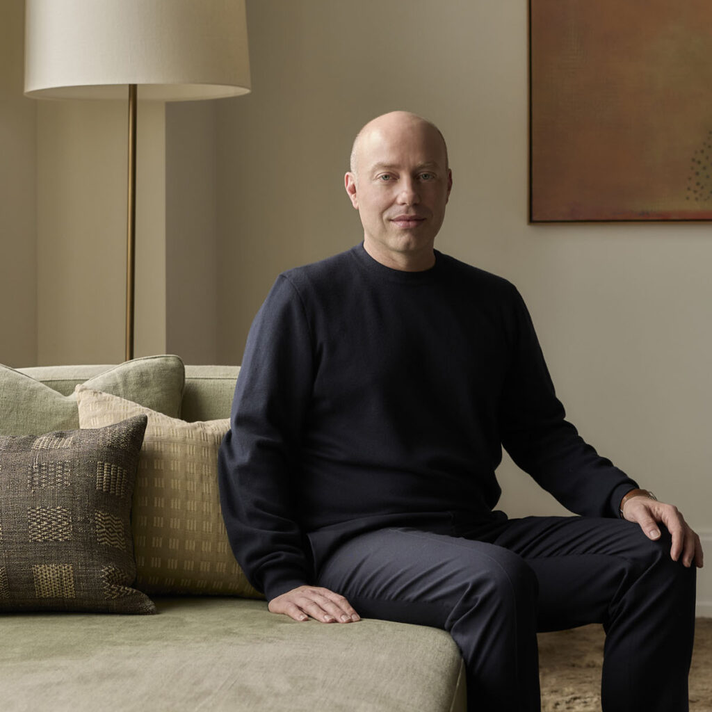 Instagram exec Charles Porch at home in New York.