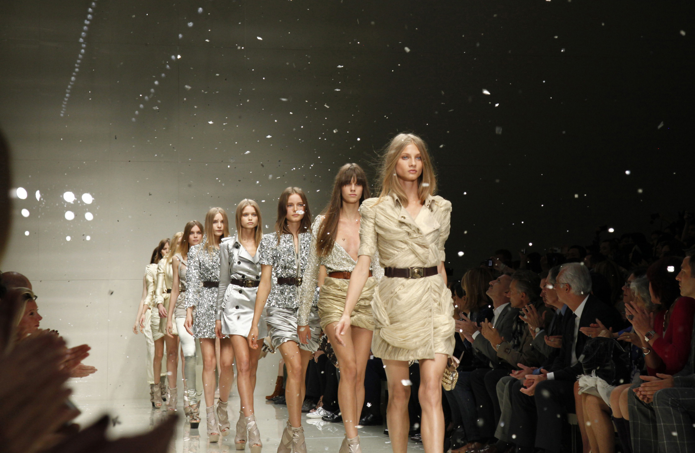 Burberry runway show inMilan, 2009.