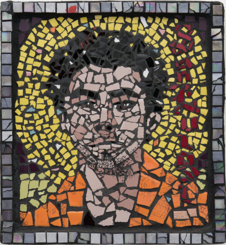 Luigi Mangione Mosaic by artist Elberto "SLUTO" Muller