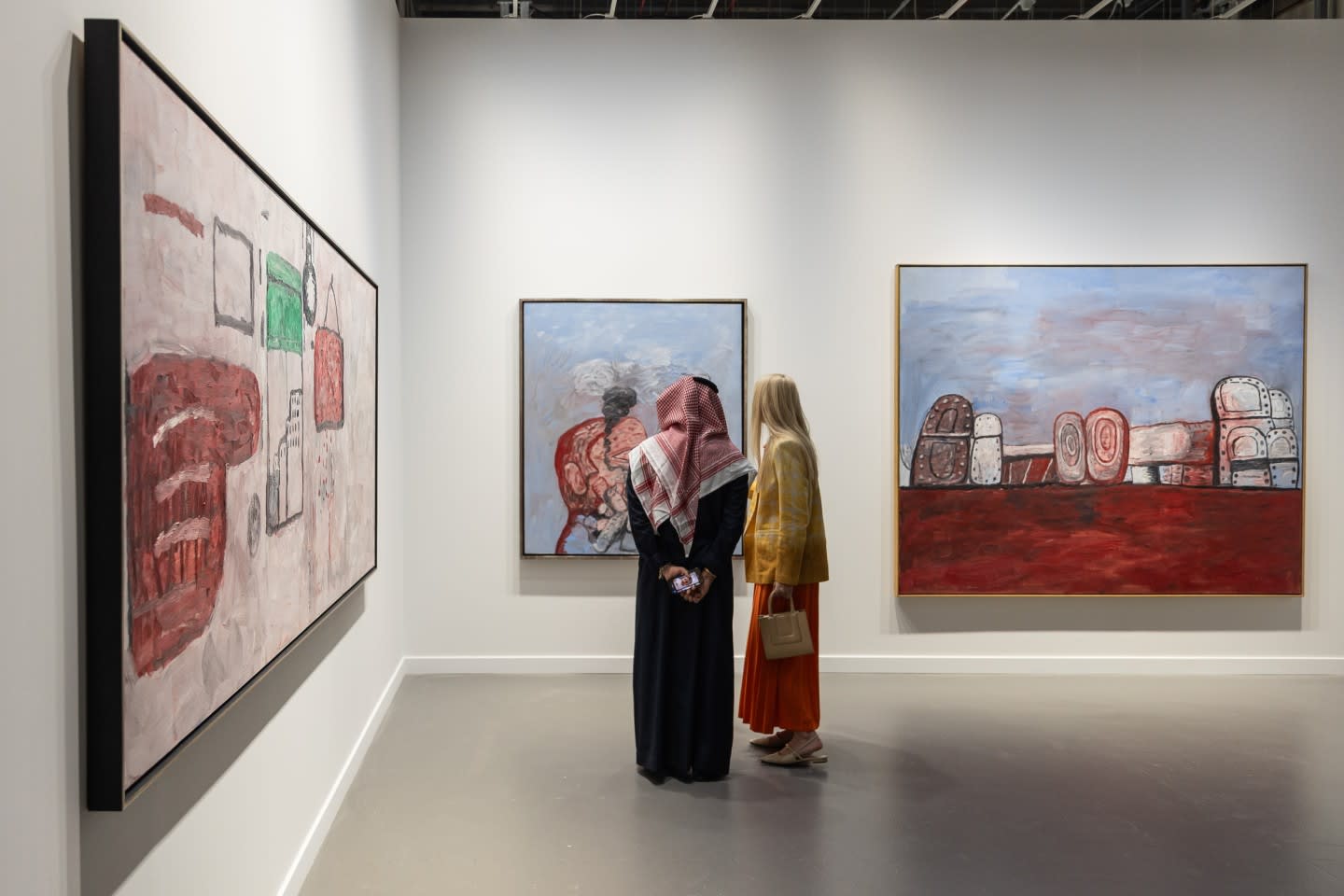 The Hauser & Wirth booth at Art Basel Qatar