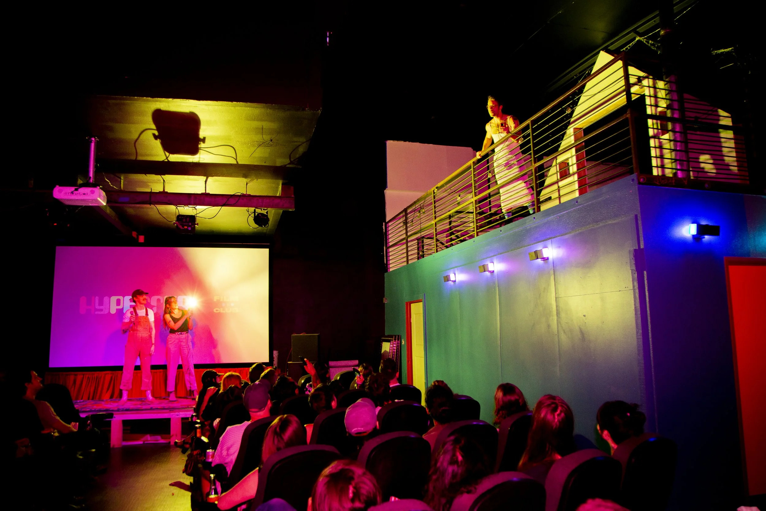 Hyperreal Film Club, a movie club held at a theater in Austin, Texas