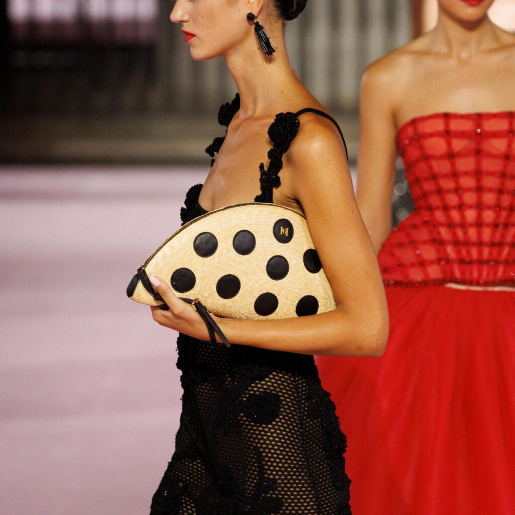 Carolina Herrera Spring/Summer 2026 featuring a polka-dot bag