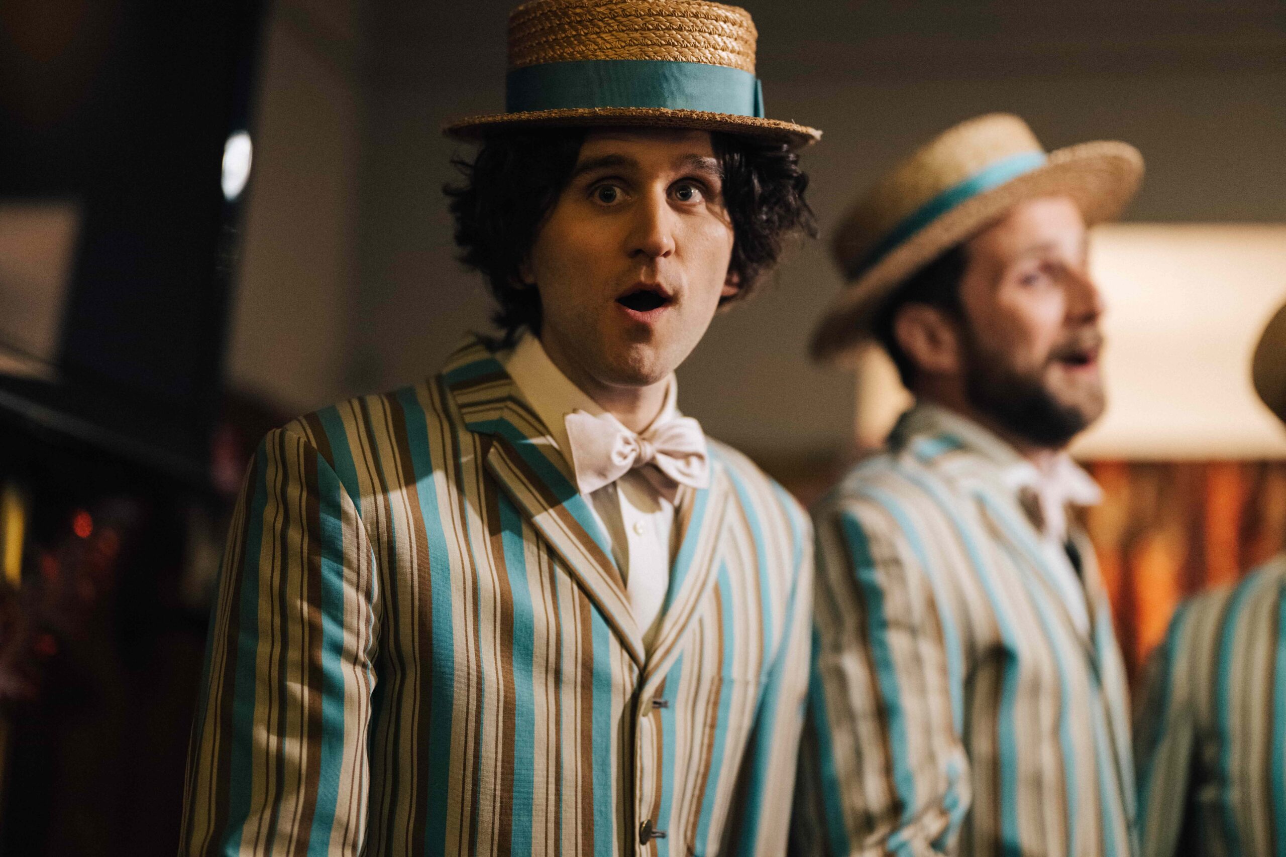 Harry Melling in the movie Pillion by Harry Lighton for A24