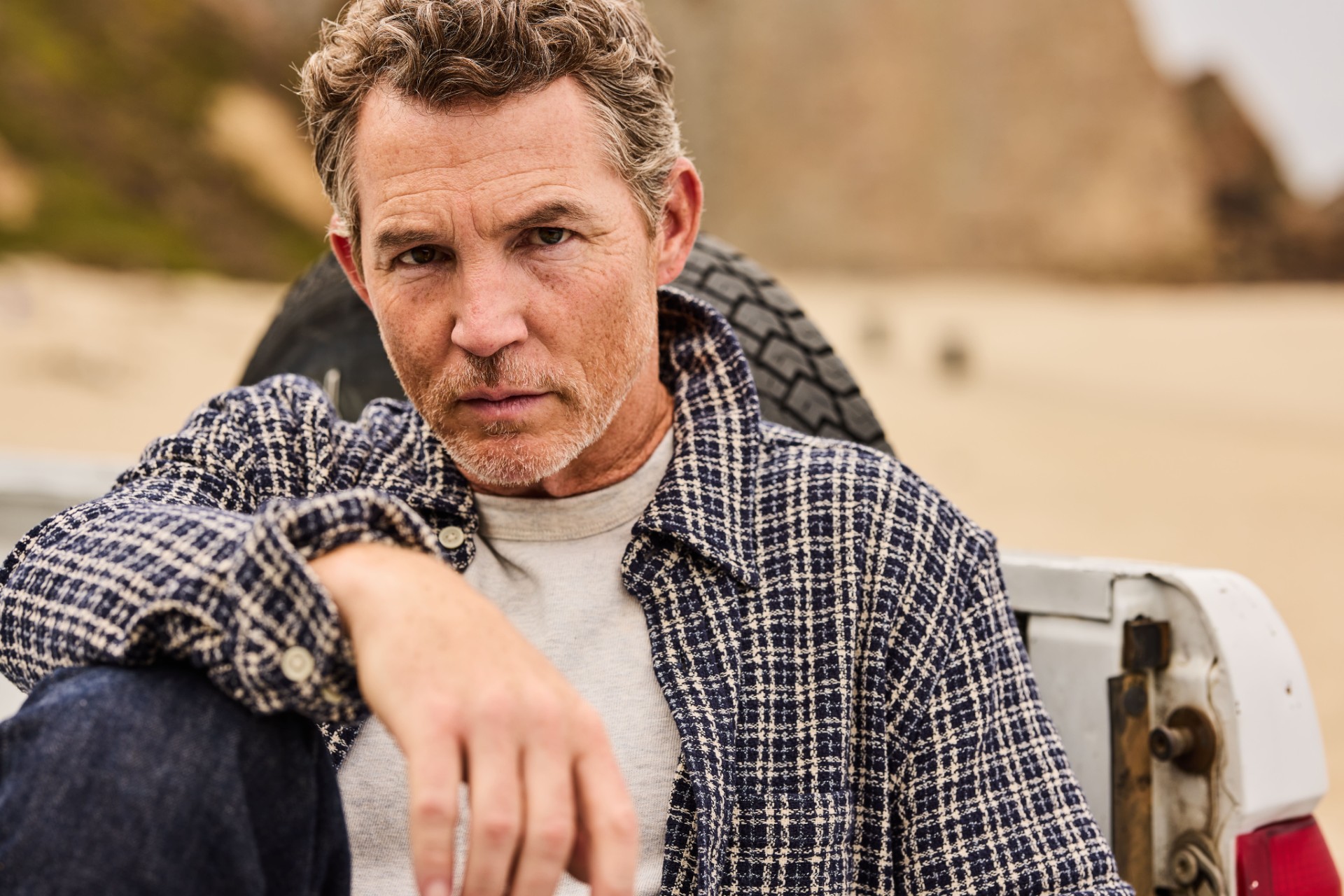 Portrait of actor Shawn Hatosy from The Pitt and Animal Kingdom