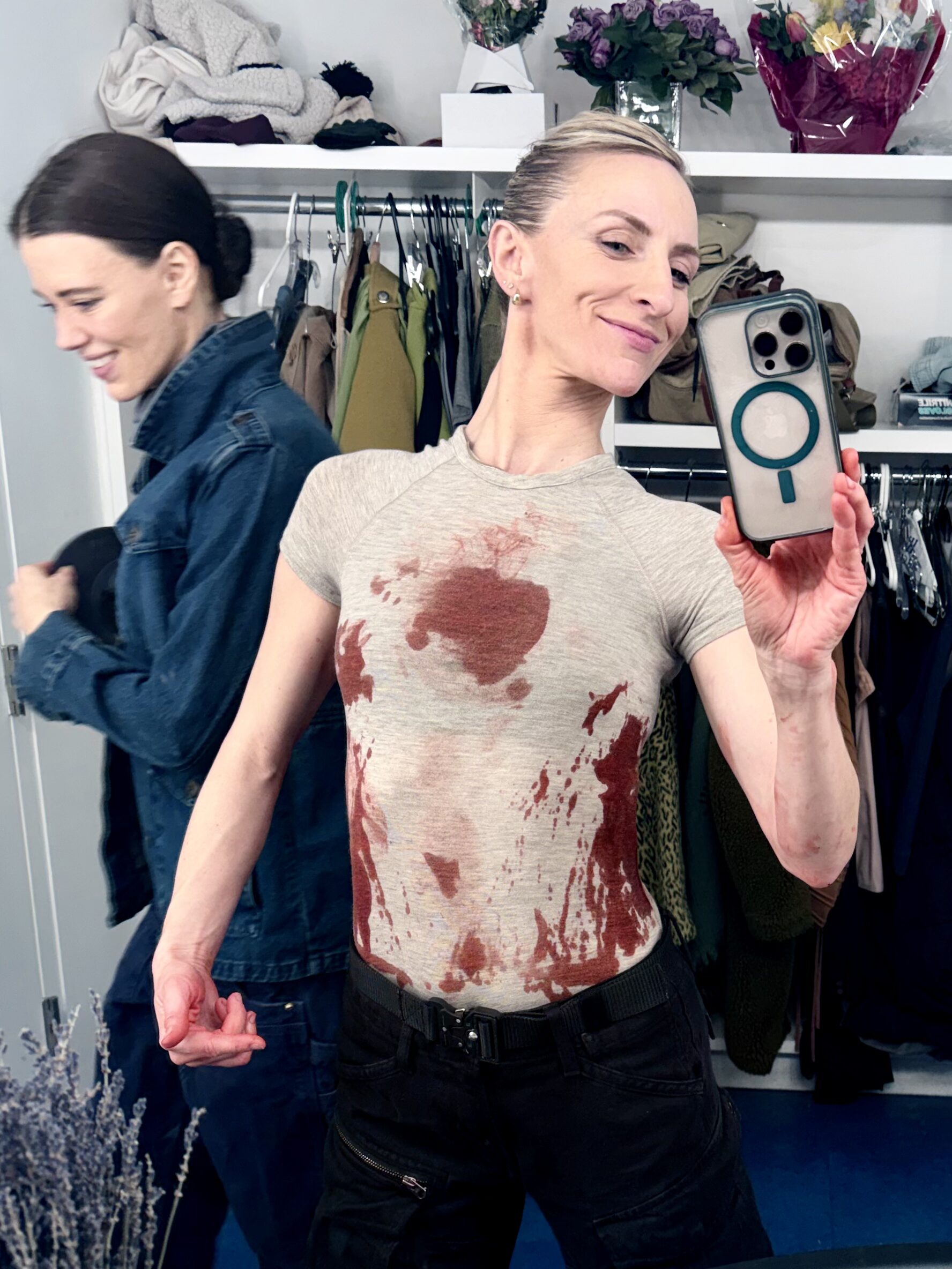 Mickey Sumner post-show