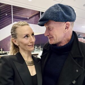 Mickey Sumner and her dad, Sting
