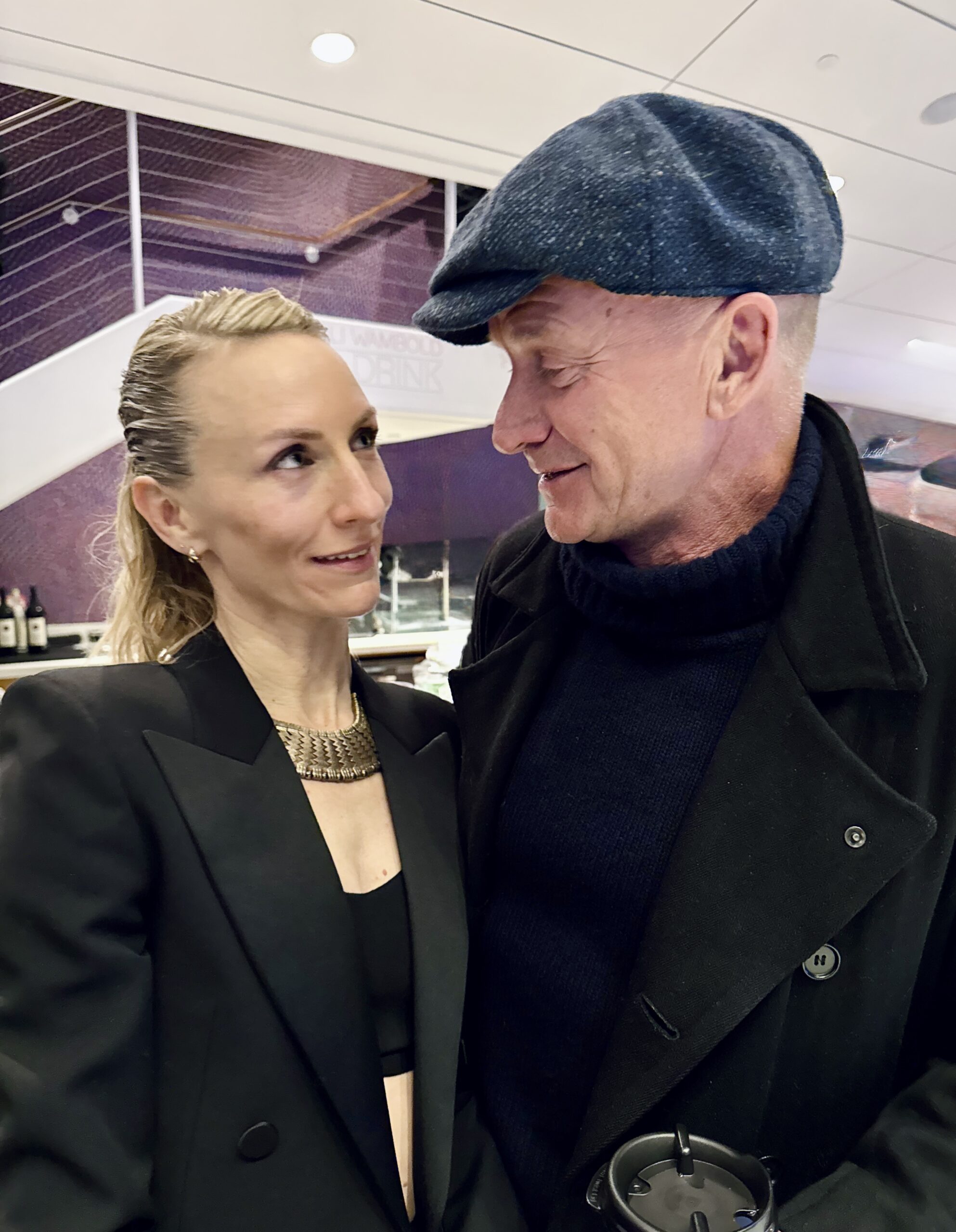 Mickey Sumner and her dad, Sting