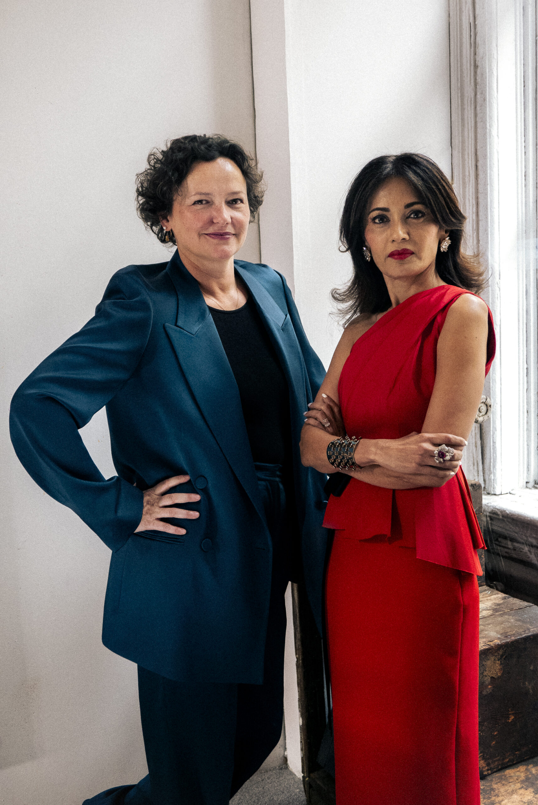 Art collector Komal Shah and curator Cecelia Alemani