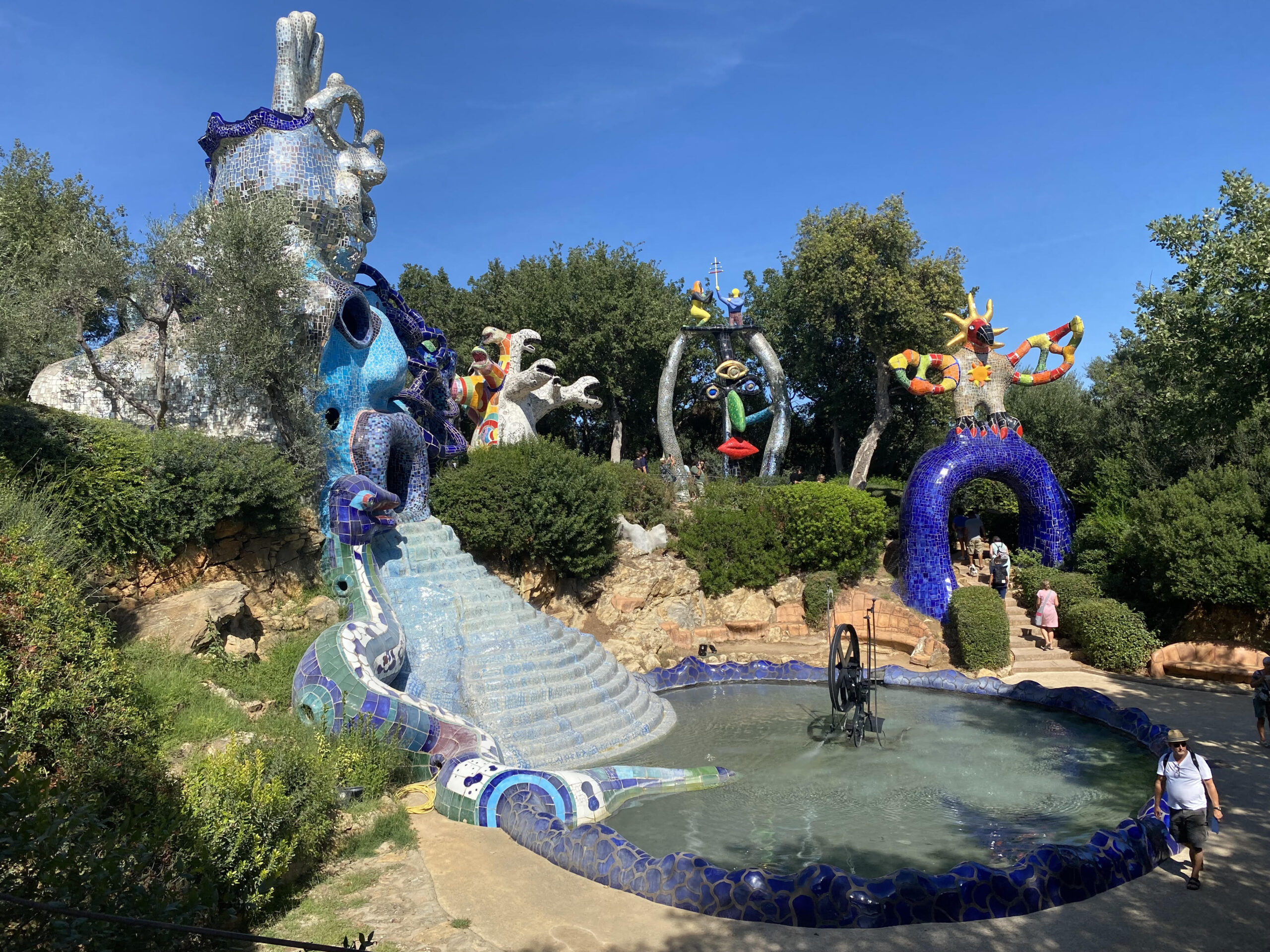 Niki de Saint Phalle Tarot Garden and playground in Italy