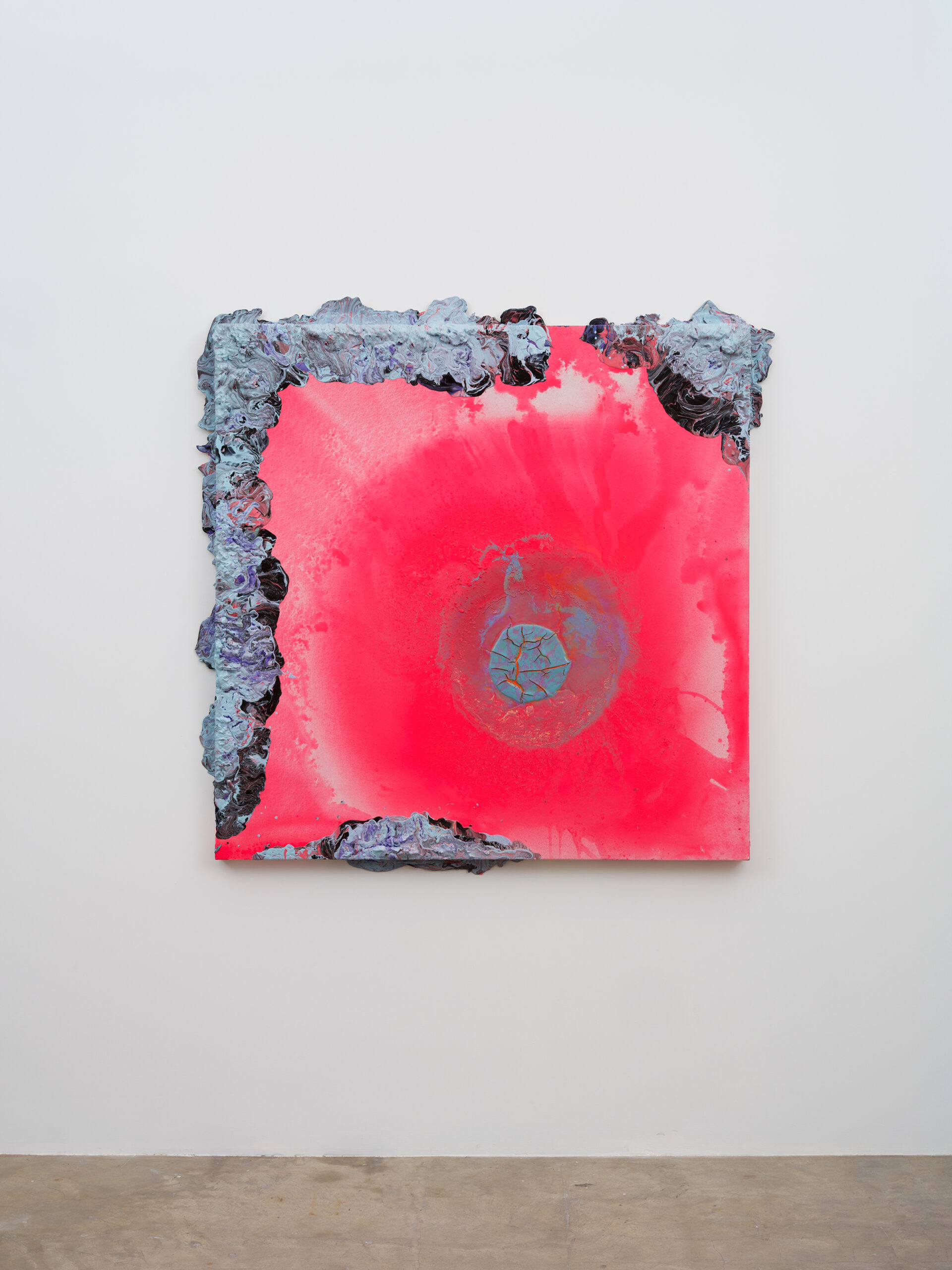 A painting by Rodney McMillian which will be on display at the gallery Vielmetter during Frieze LA 2026.