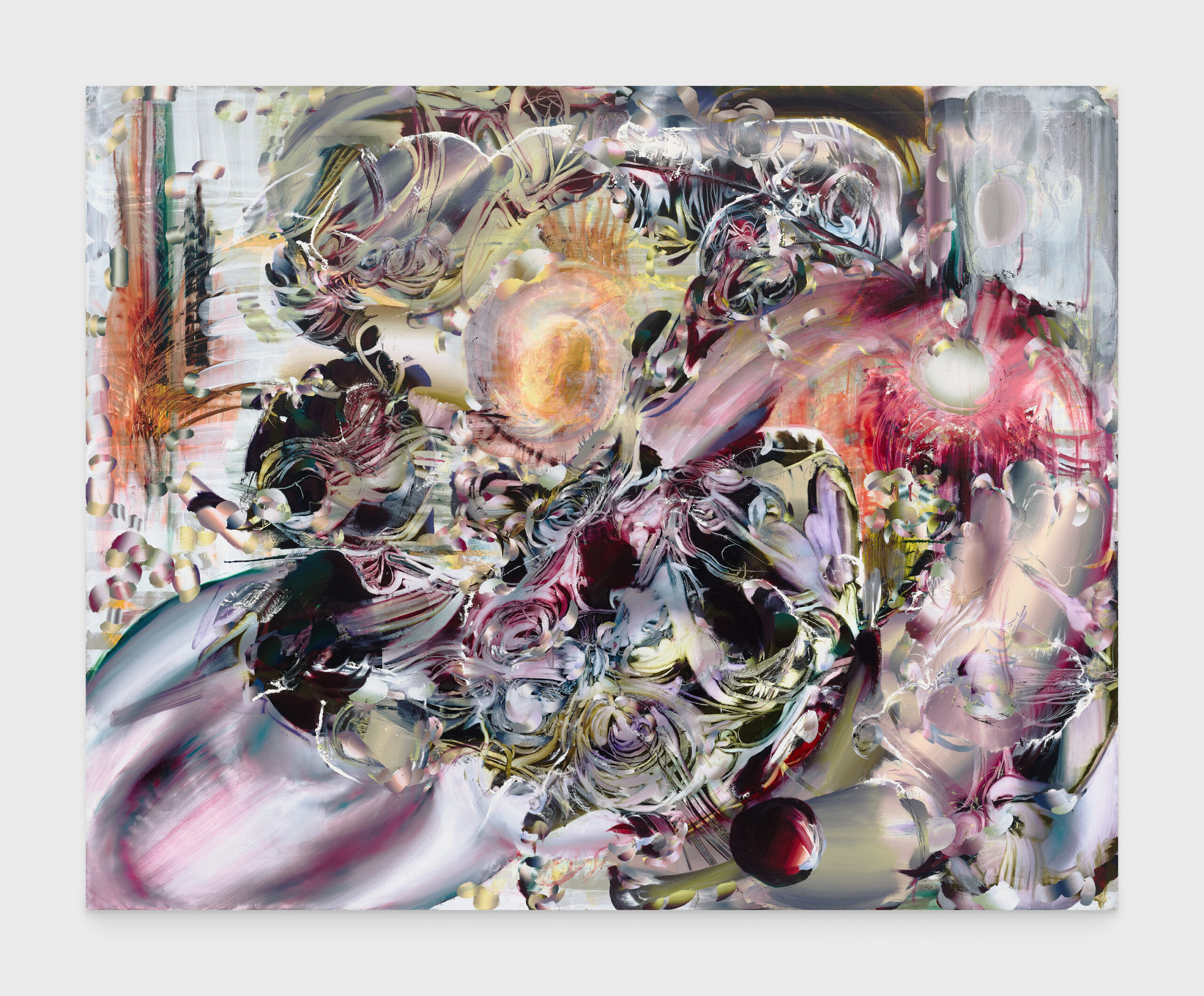 A painting by Lauren Quin, who is showing at Pace Gallery during Frieze LA 2026.