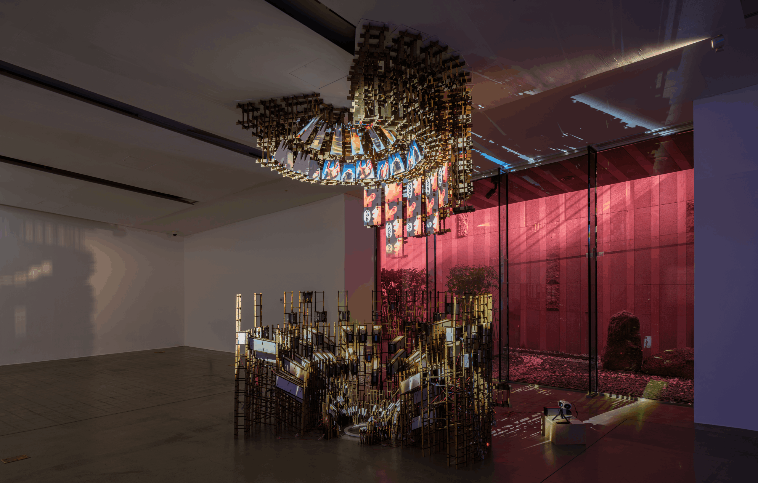 An installation by Yehwan Song, a sculpture MFA student at Columbia