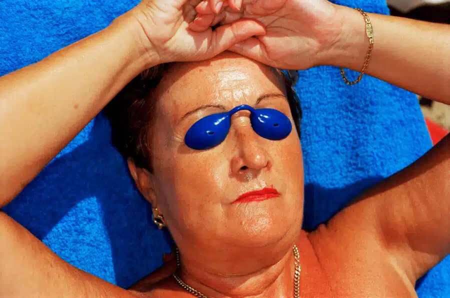 Photo by Martin Parr showing in Paris.