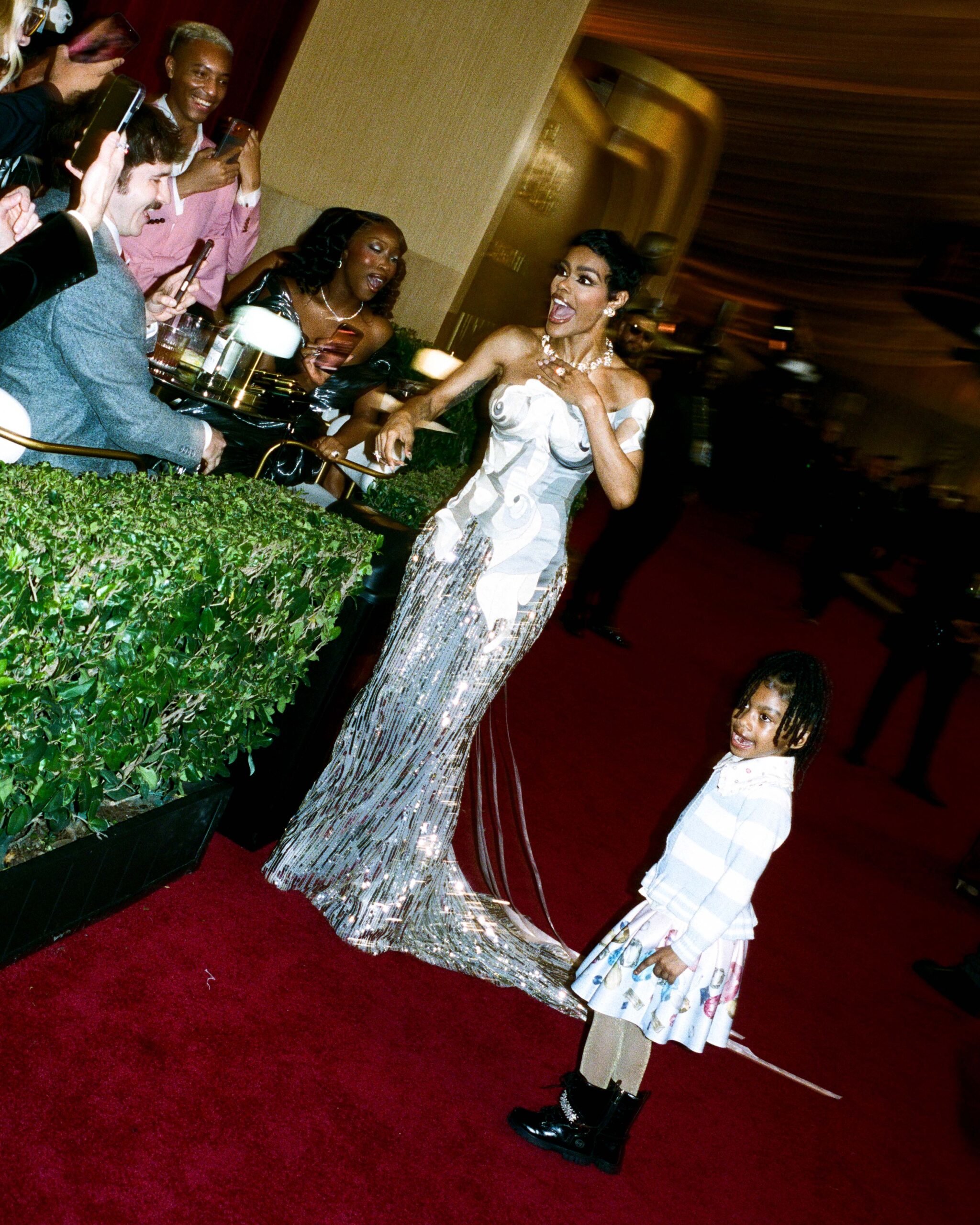 Teyana and Rue Taylor on the Actor Awards red carpet