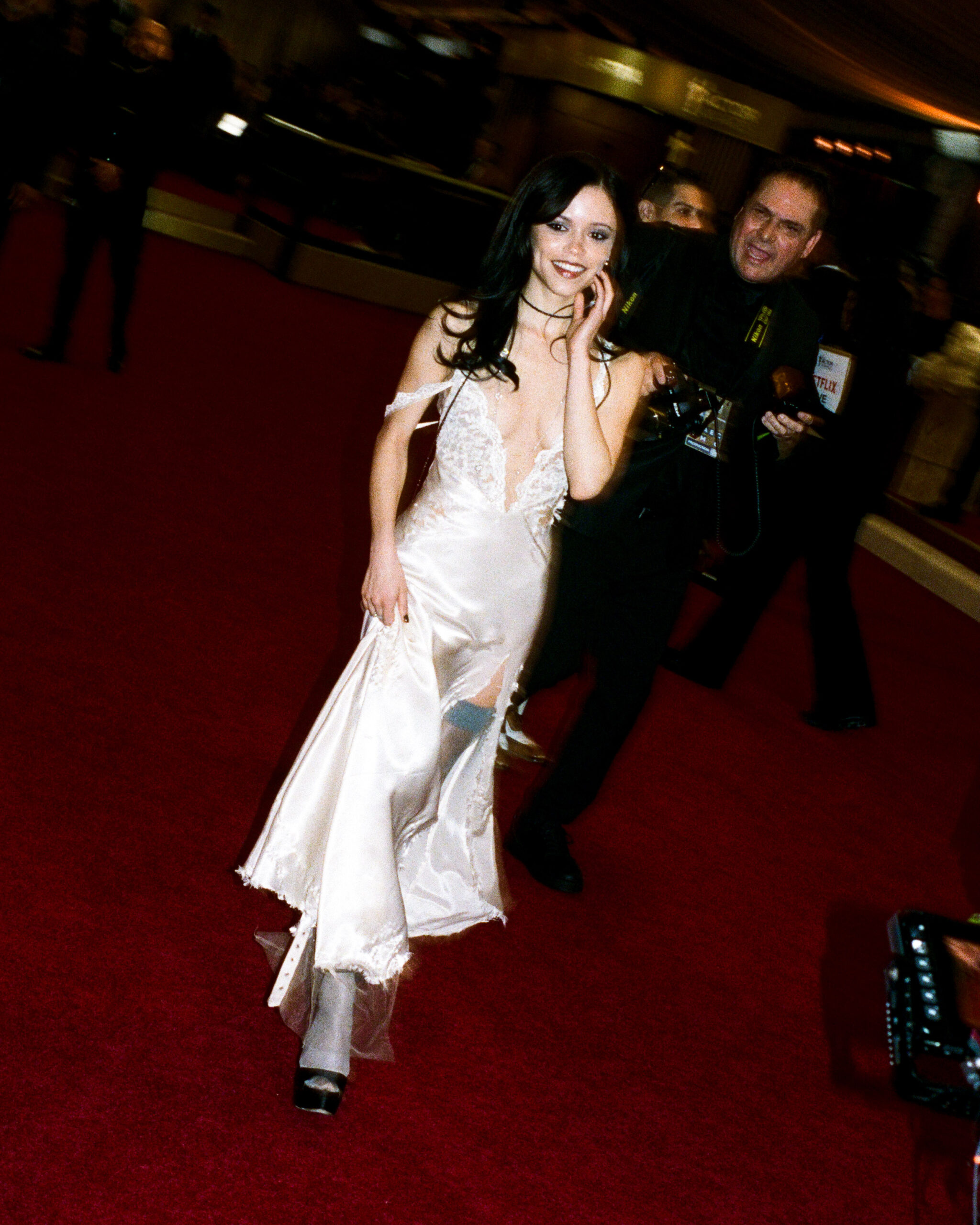 Jenna Ortega on the Actor Awards red carpet