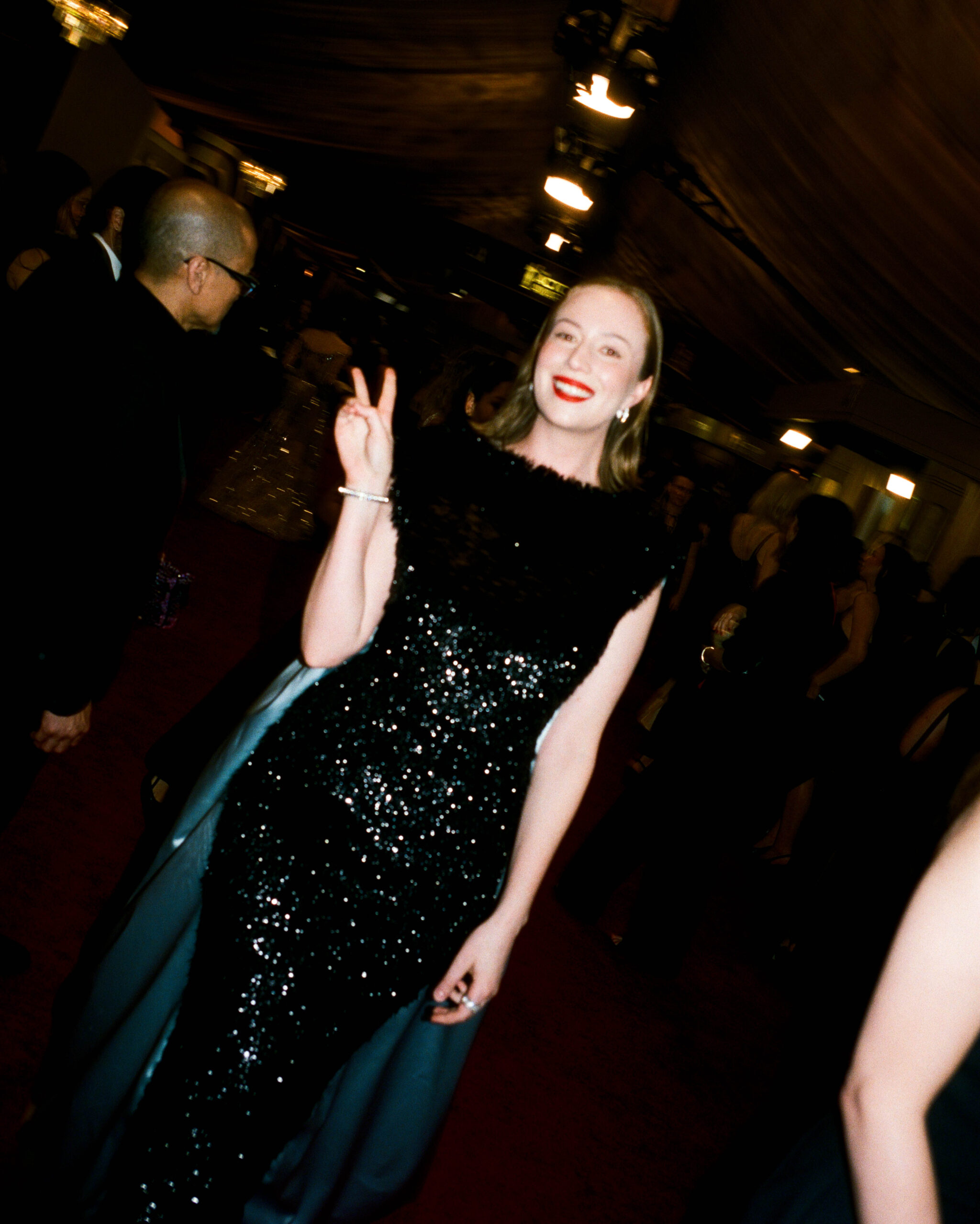 Hannah Einbinder on the Actor Awards red carpet