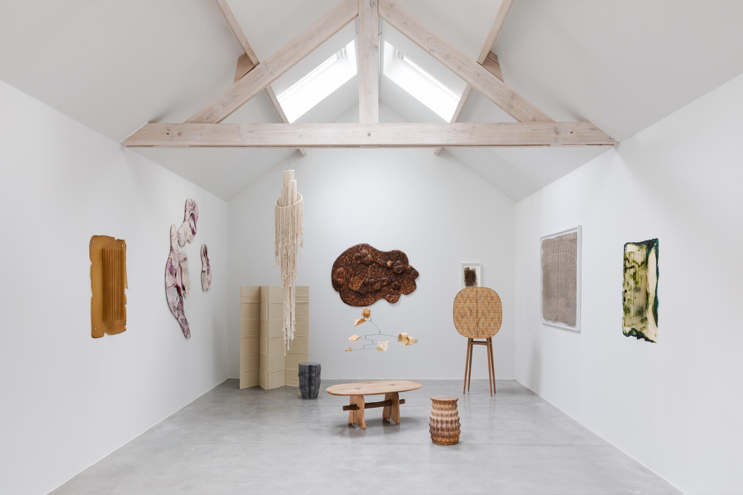 The Aleor Craft and Biodesign booth at the MATTER and SHAPE design fair