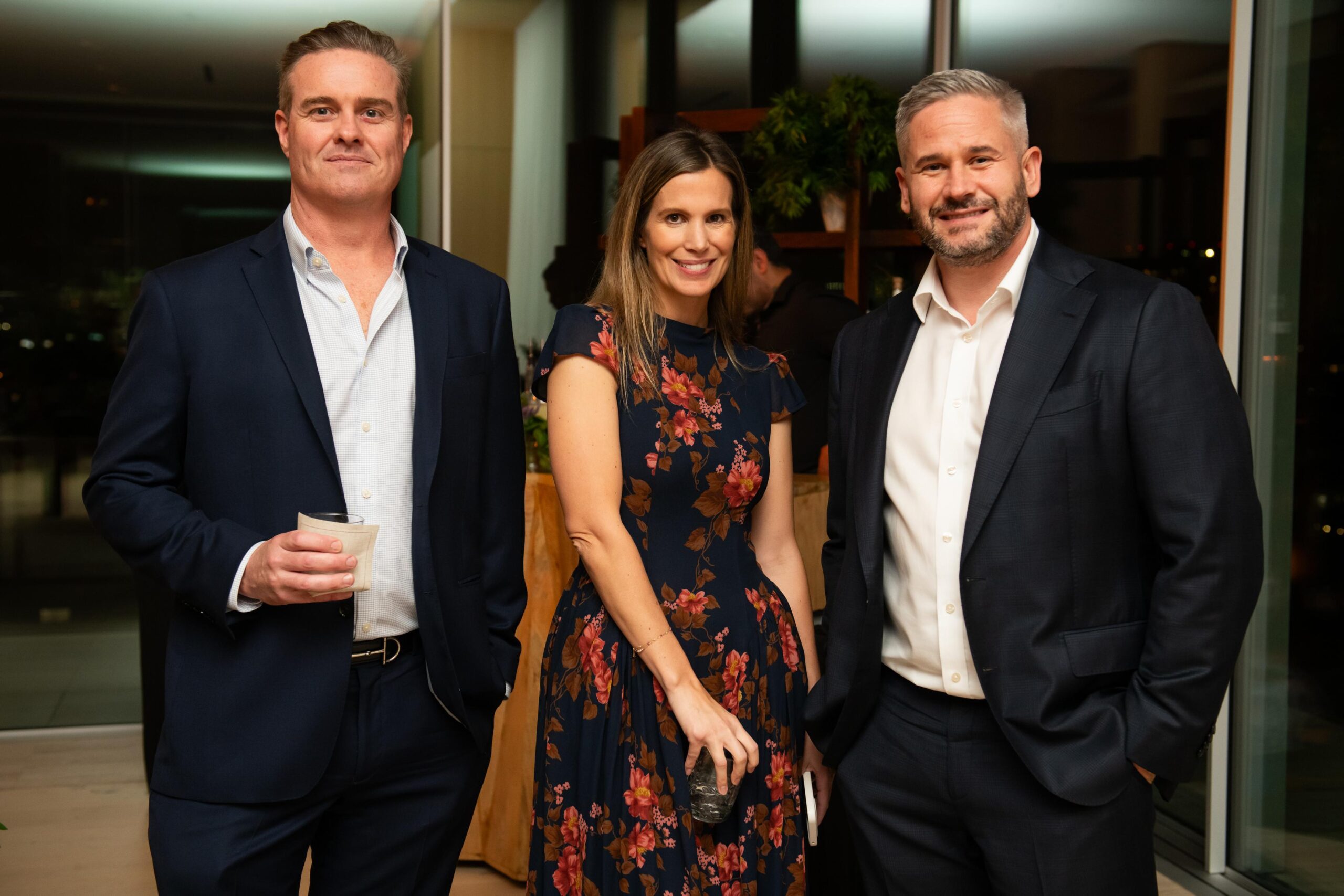 Geoff Marks, Clementine Churchward, and Rory Doyle