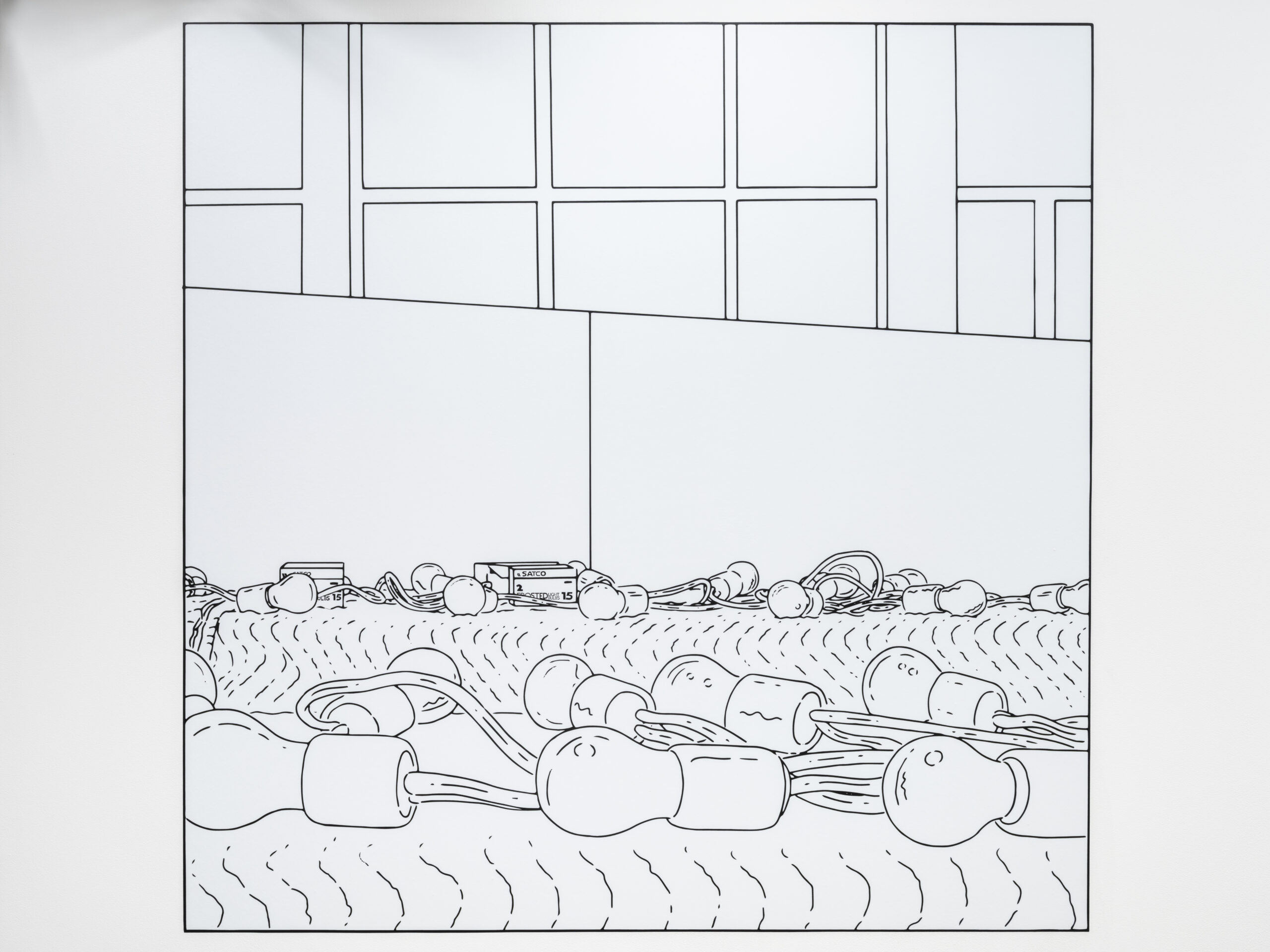 Louise Lawler, Bulbs (traced), 2005
