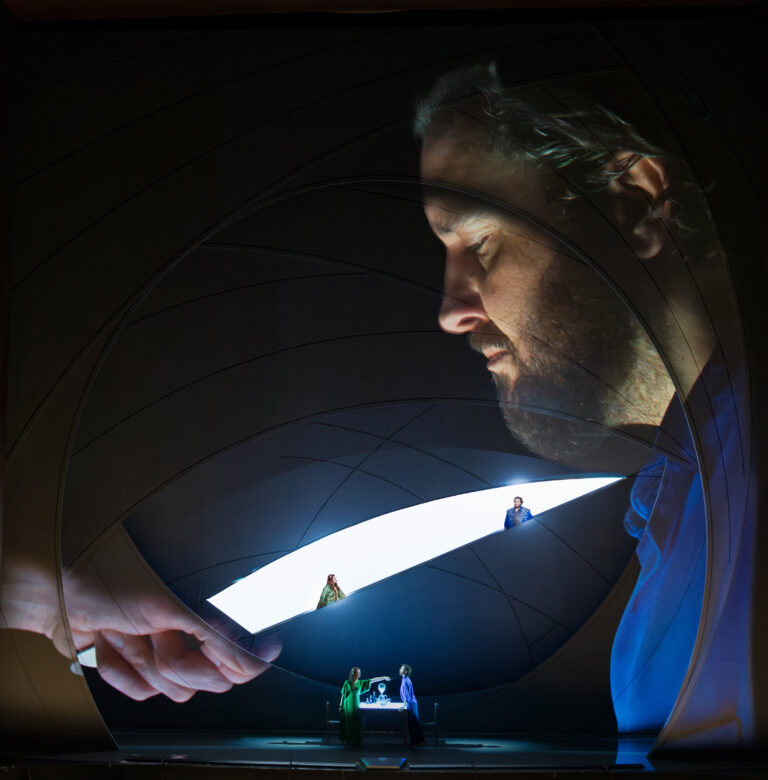 A scene from Tristan un Isolde by Wagner at the Metropolitan Opera in New York