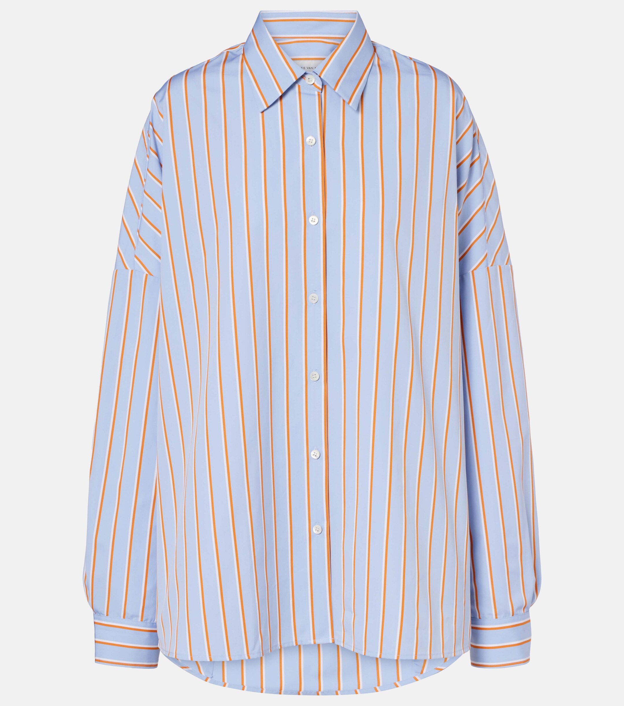 Dries van noten striped cotton shirt on mytheresa