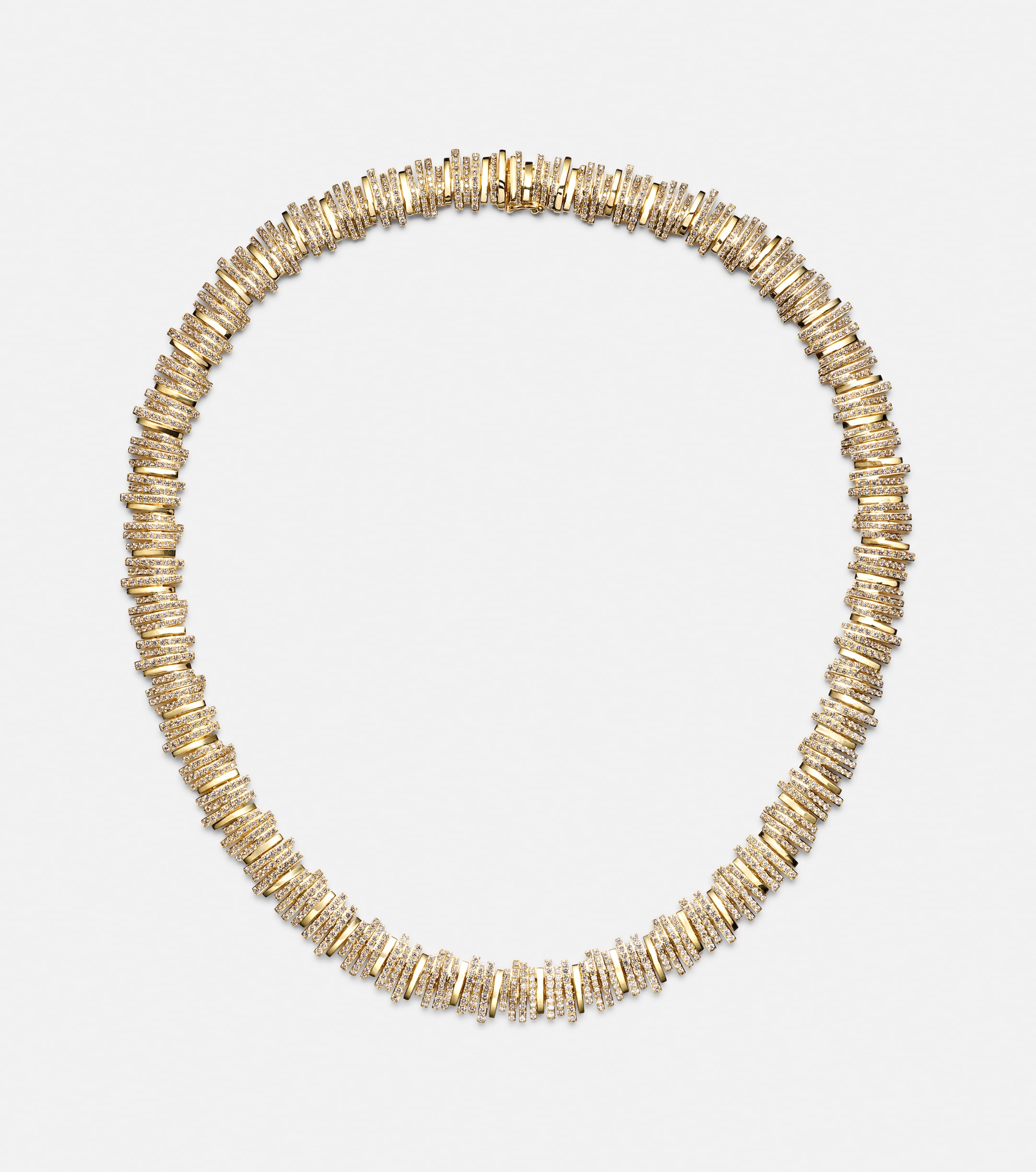 Suzanne Kalan gold necklace with diamonds at Mytheresa