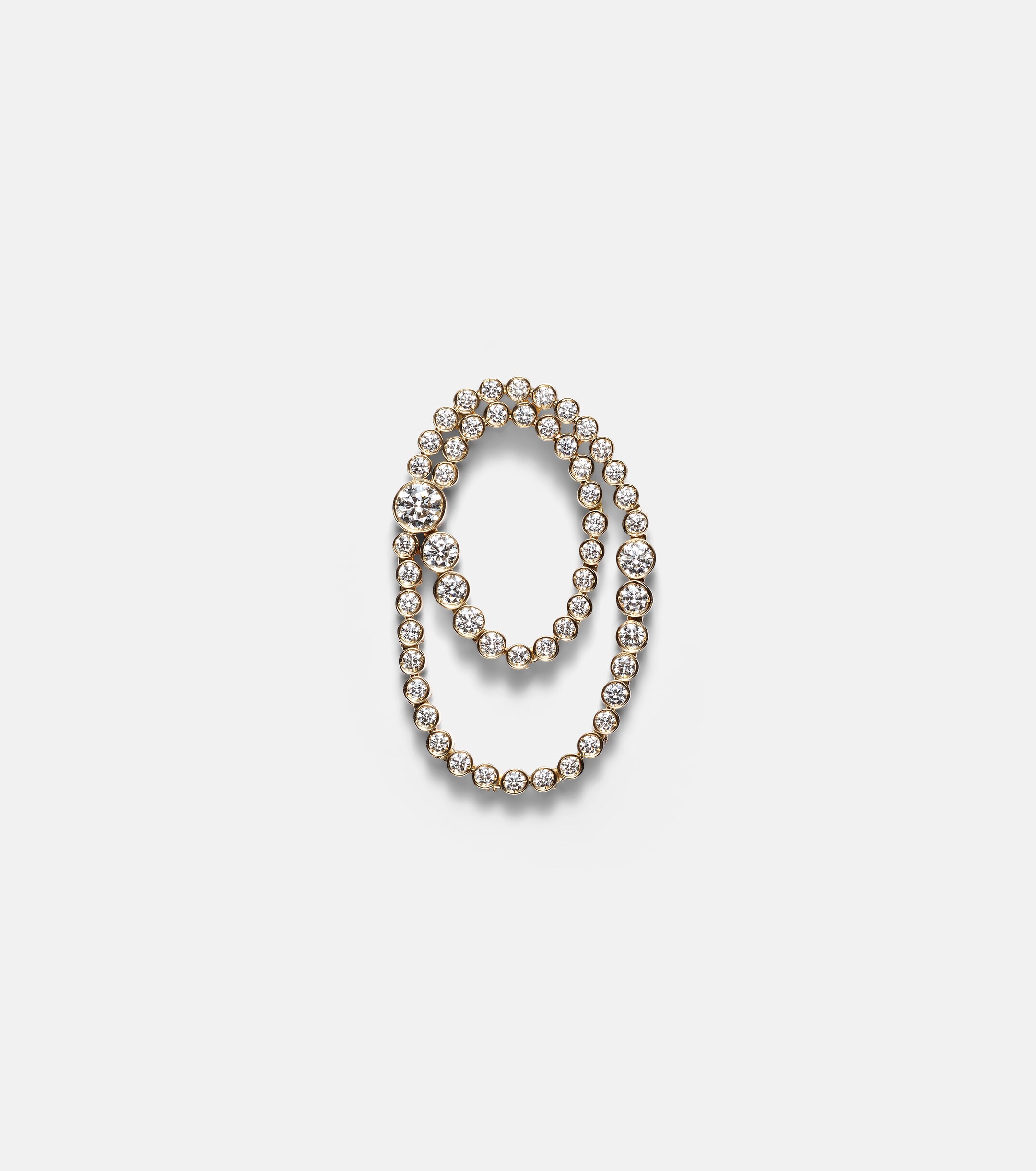 Sophie Bille Brahe gold earring with diamonds