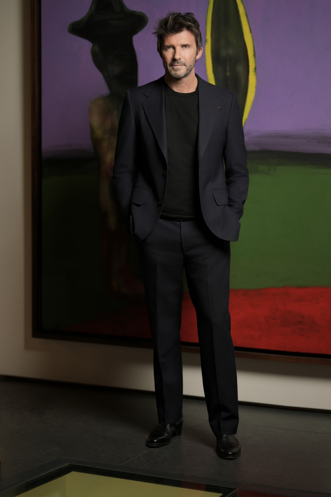 Paul-Emmanuel Reiffers poses for a portrait at home