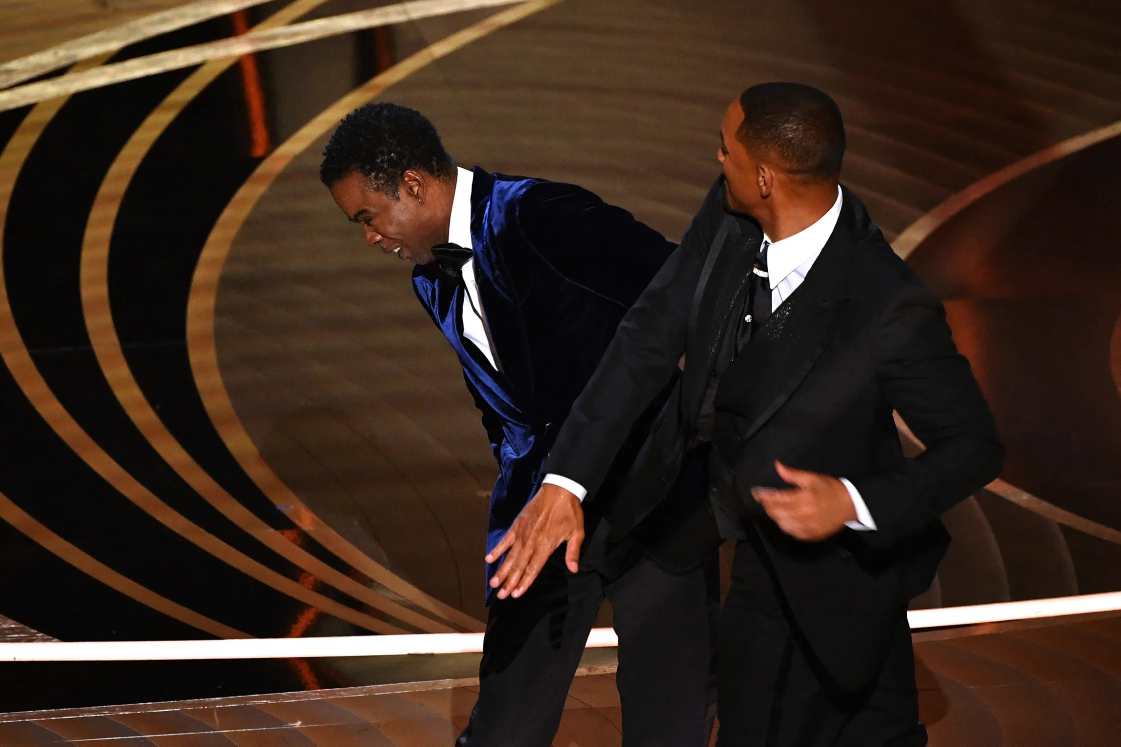 Will Smith after having slapped Chris Rock. Photography by Robyn Beck. Image courtesy of Getty.