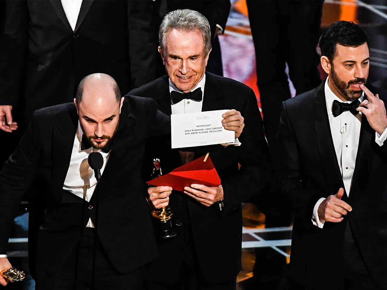 Moonlight is announced best picture at the Oscars