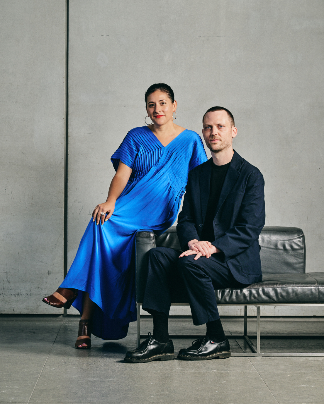 Curators Marcela Guerrero and Drew Sawyer