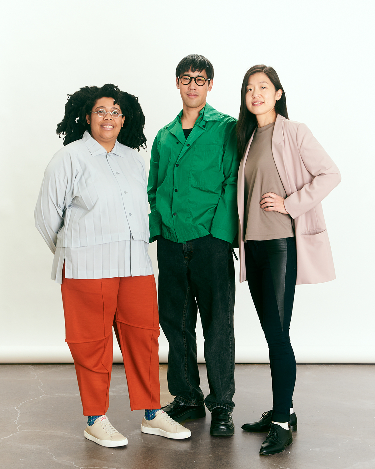 Portrait of Danielle A. Jackson, Ryan Inouye, and Liz Park, 2023
