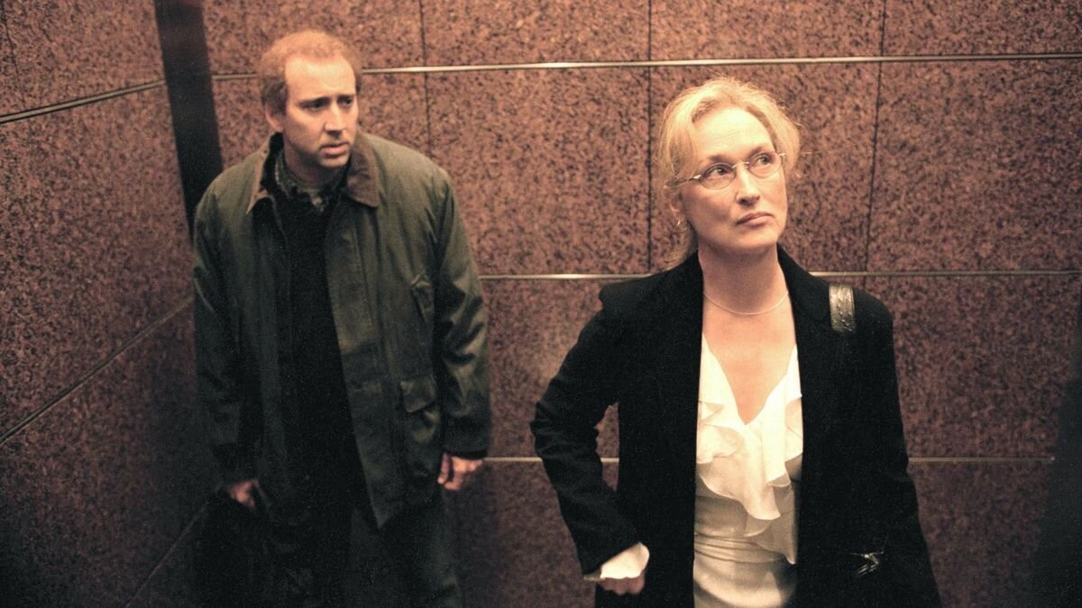 Nicholas Cage and Meryl Streep in Adaptation the movie based on the book The Orchid Thieves by Susan Orlean