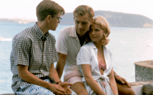 Matt Damon, Jude Law, and Gwyneth Paltrow in the film adaptation of The Talented Mr. Ripley based on the Book by Patricia Highsmith
