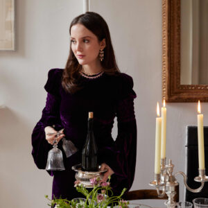 Romilly Newman poses for a portrait at home