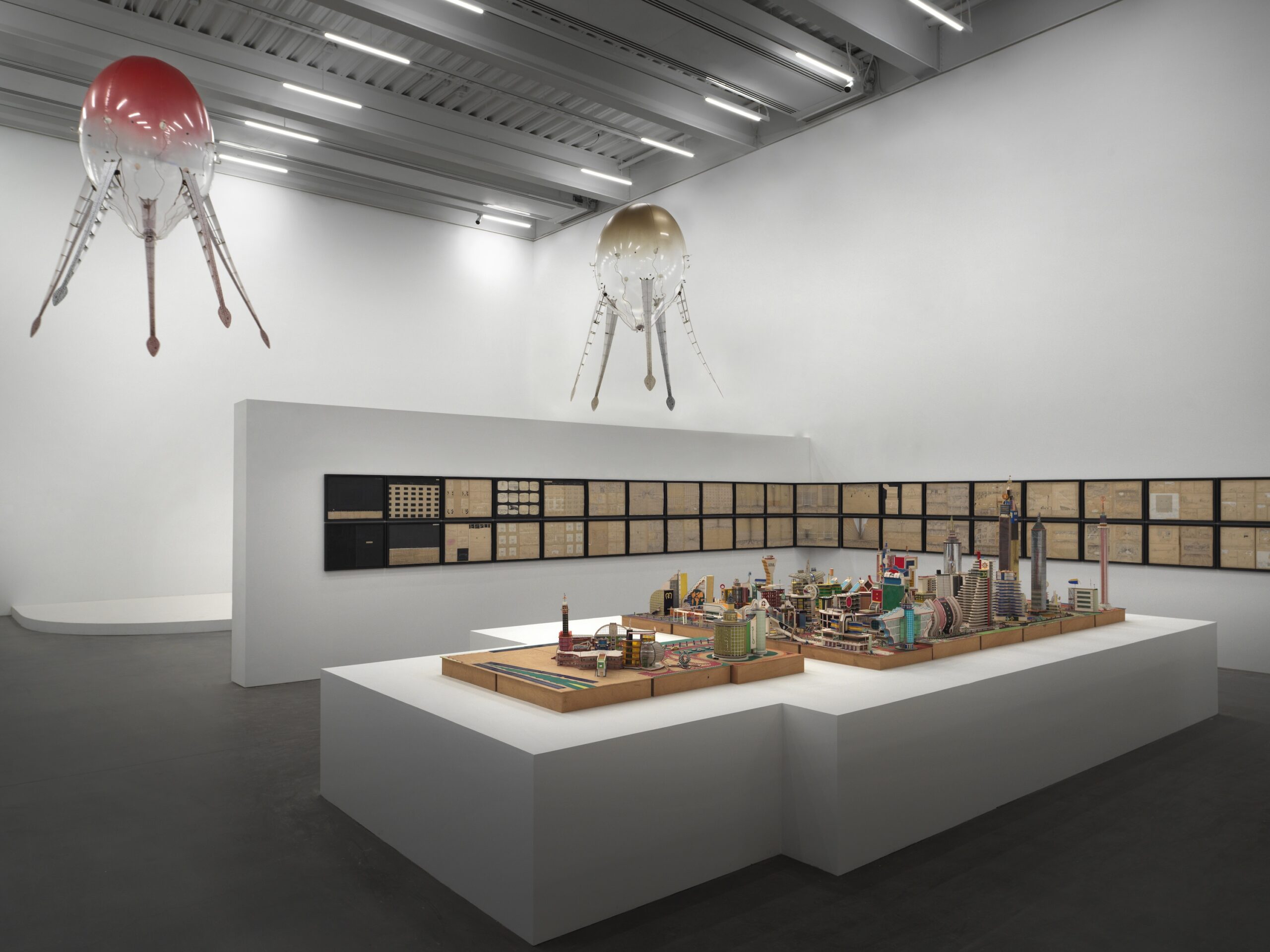 Exhibition view of "New Humans: Memories of the Future," 2026, at the New Museum in New York