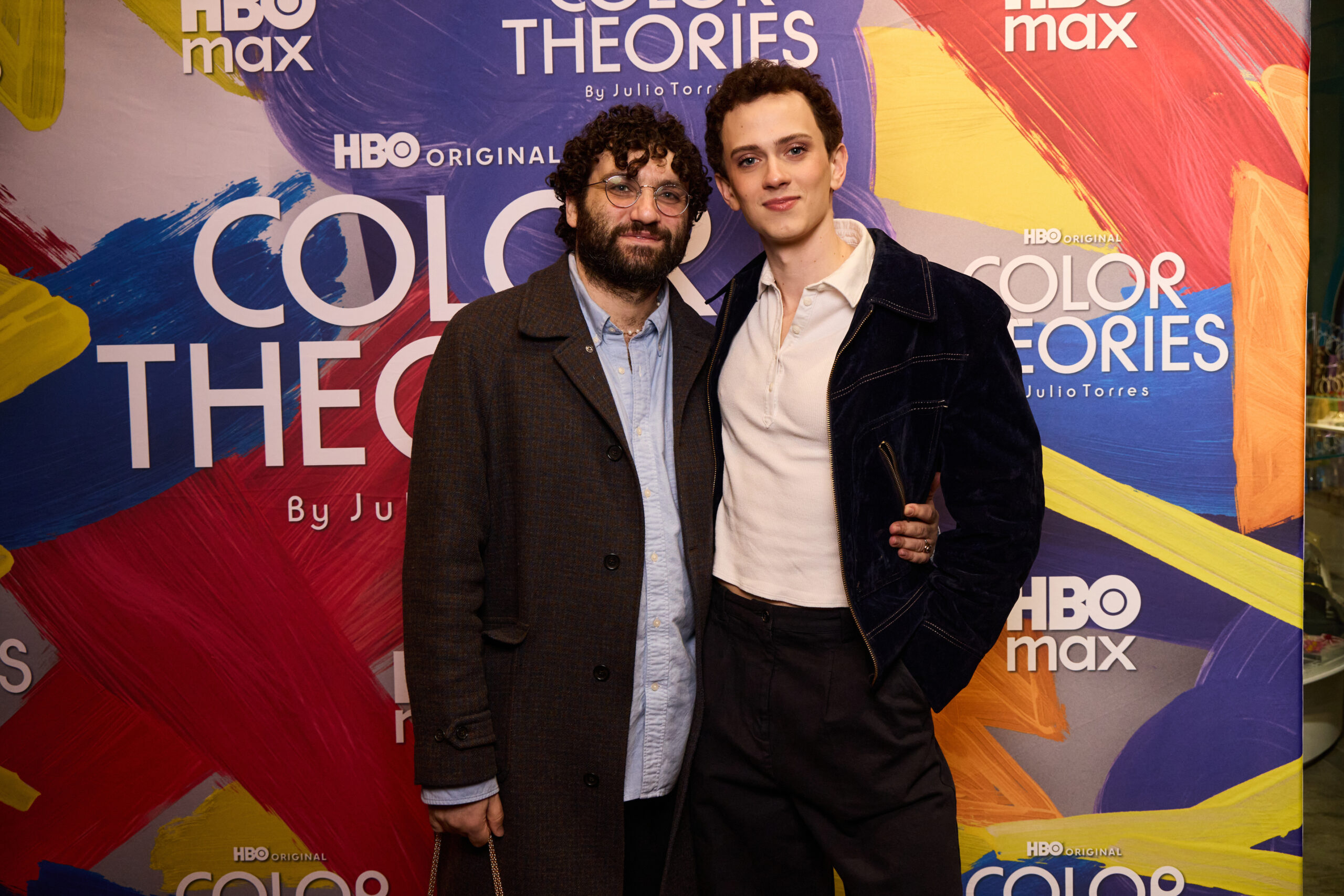 Adam Eli and Matt Bernstein at the premiere of Color Theories at the Museum of Arts and Design