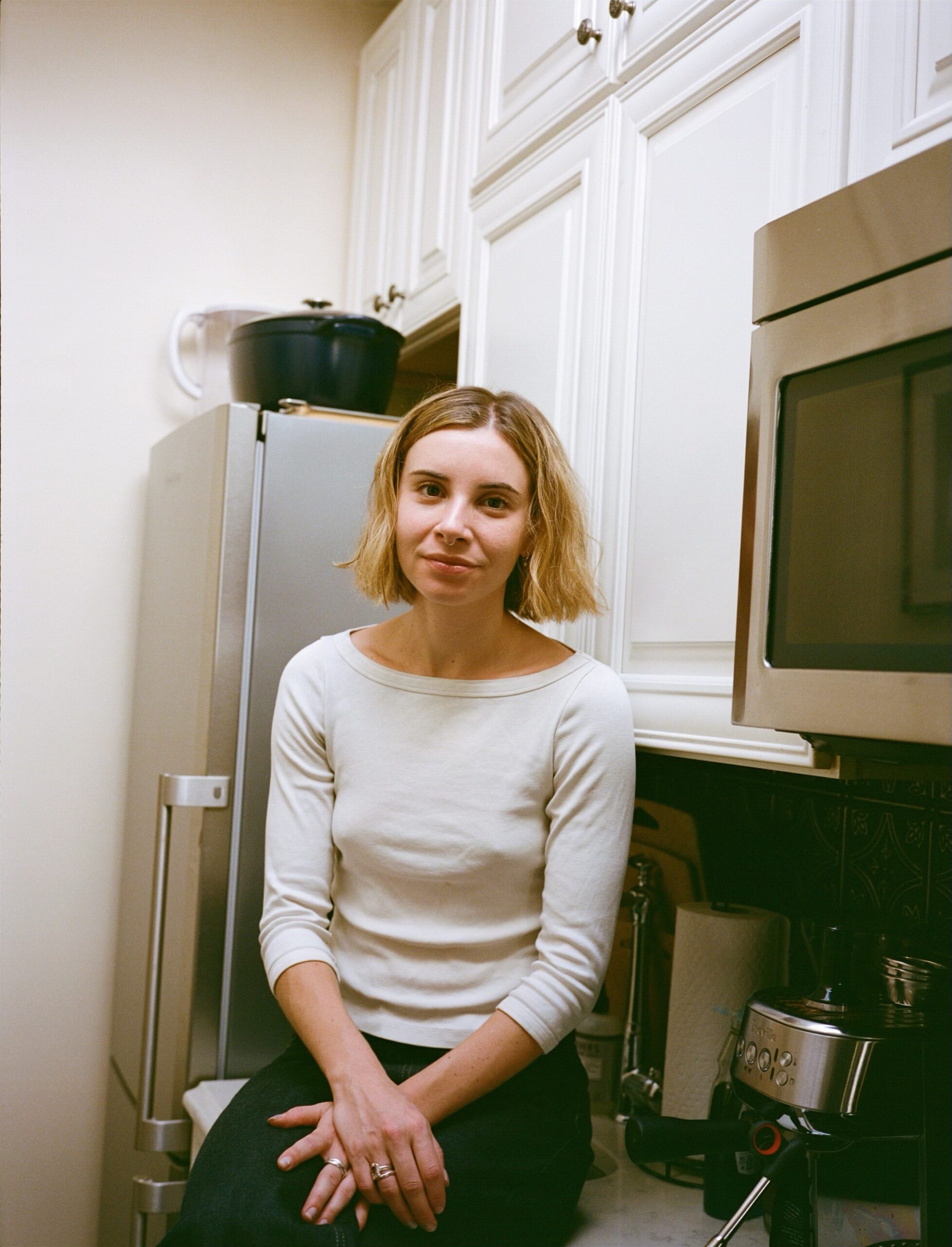 Portrait of cookbook author Tanya Bush by Sophie Davidson.