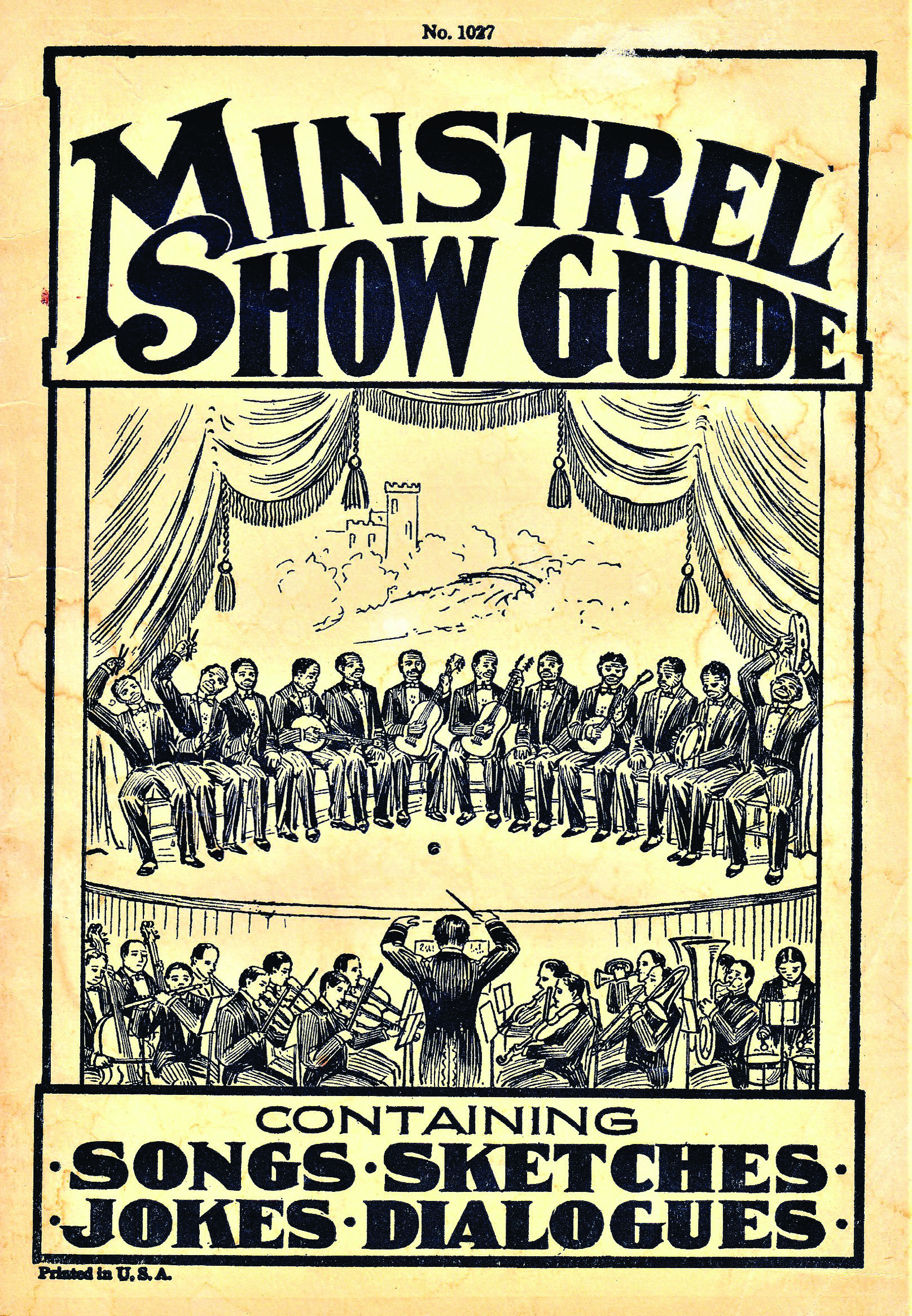 A historical guide to putting on amateur minstrel shows from the early 1900s