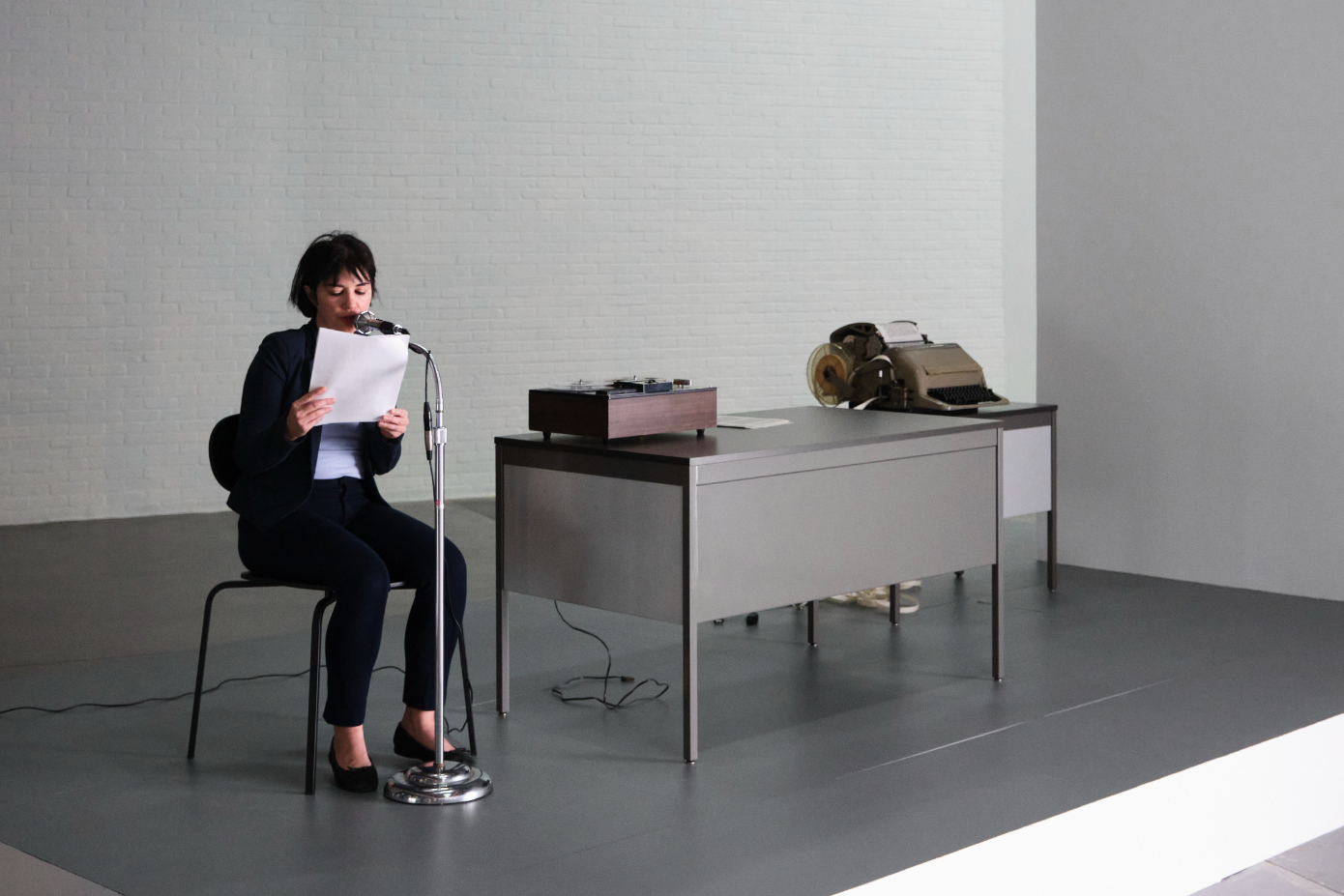 David Lamelas, Office of Information About the Vietnam War at Three Levels: The Visual Image, Text, and Audio