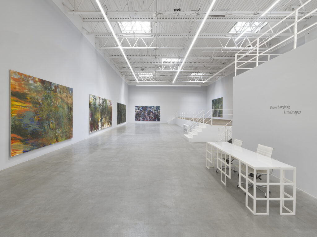 Installation view of "Doron Langberg: Landscapes," 2026