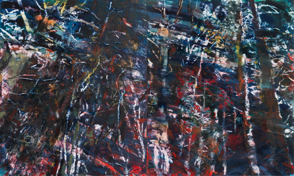 Doron Langberg, Bronica Forest at Night, 2025