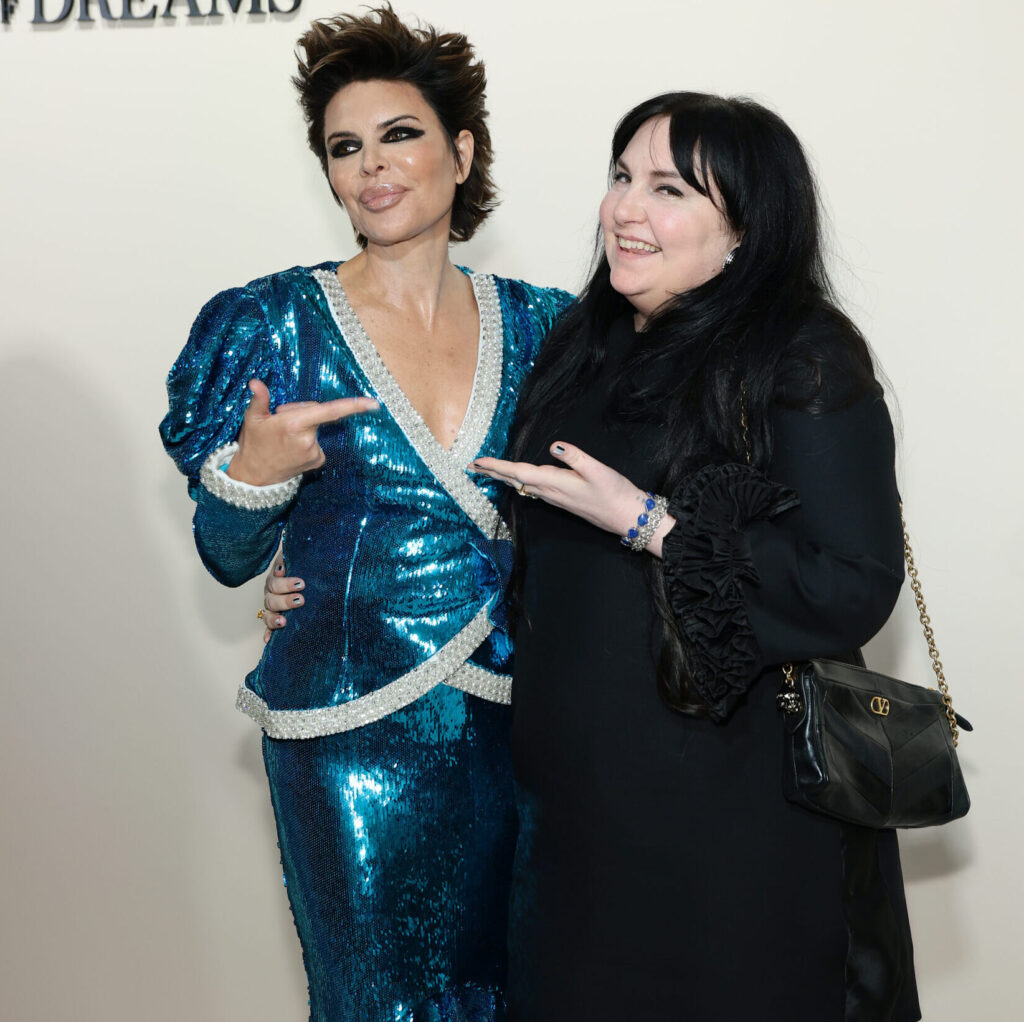 Lisa Rinna and Lena Dunham pose for a portrait at the CULT100 gala at the Guggenheim Museum